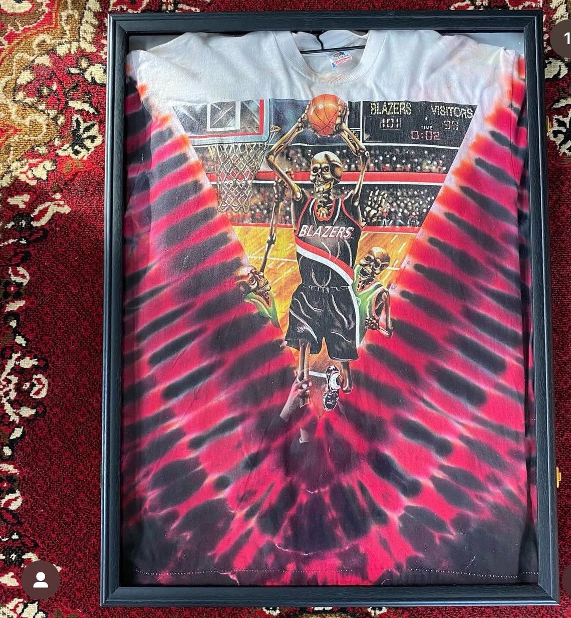 Grateful Dead × Hanes 1993 PORTLAND TRAILBLAZERS GRATEFUL Dead Single Stitch Size US XXL / EU 58 / 5 - 1 Thumbnail
