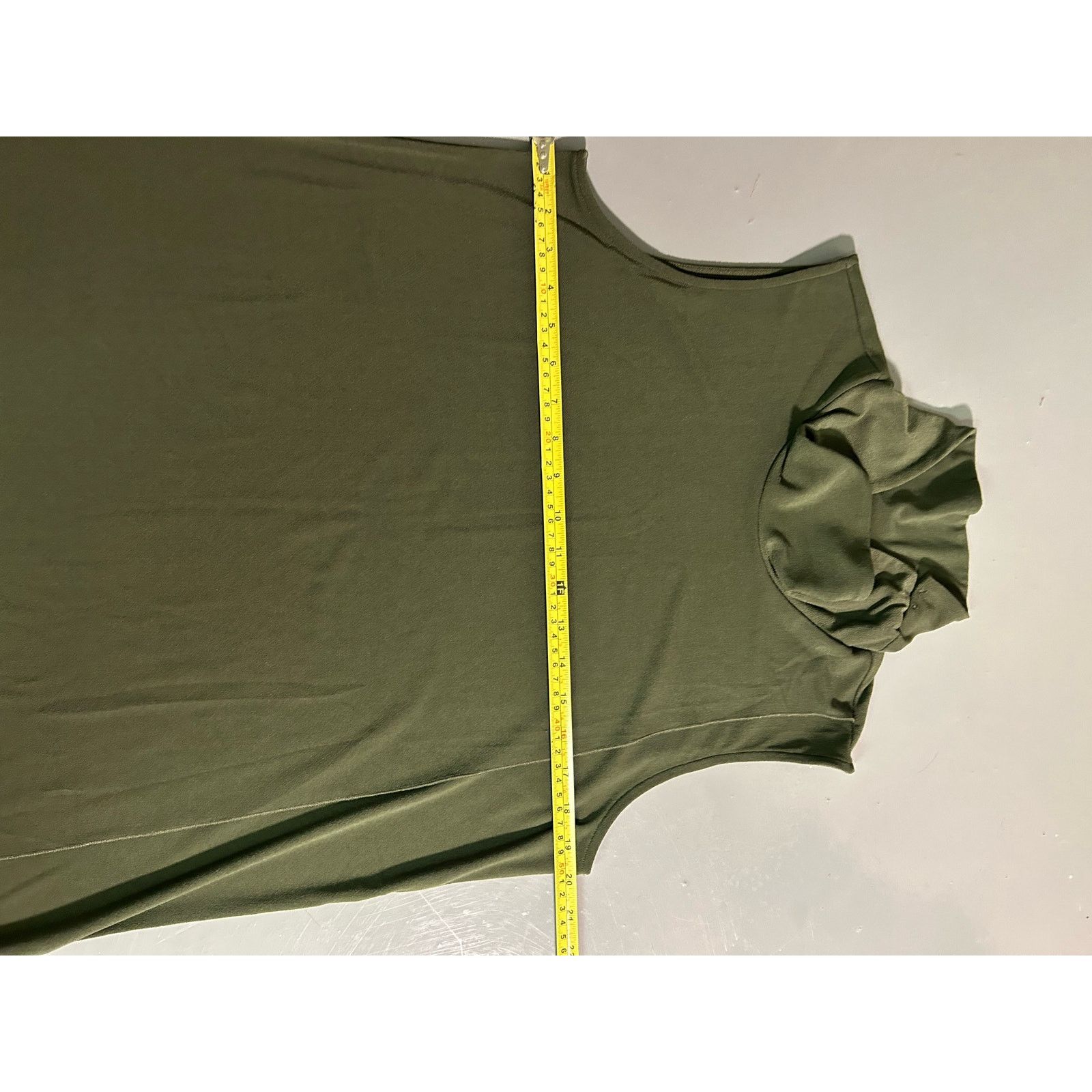Banana Republic Banana Republic Womens Size L Olive Green Shift Dress Size L / US 10 / IT 46 - 5 Thumbnail