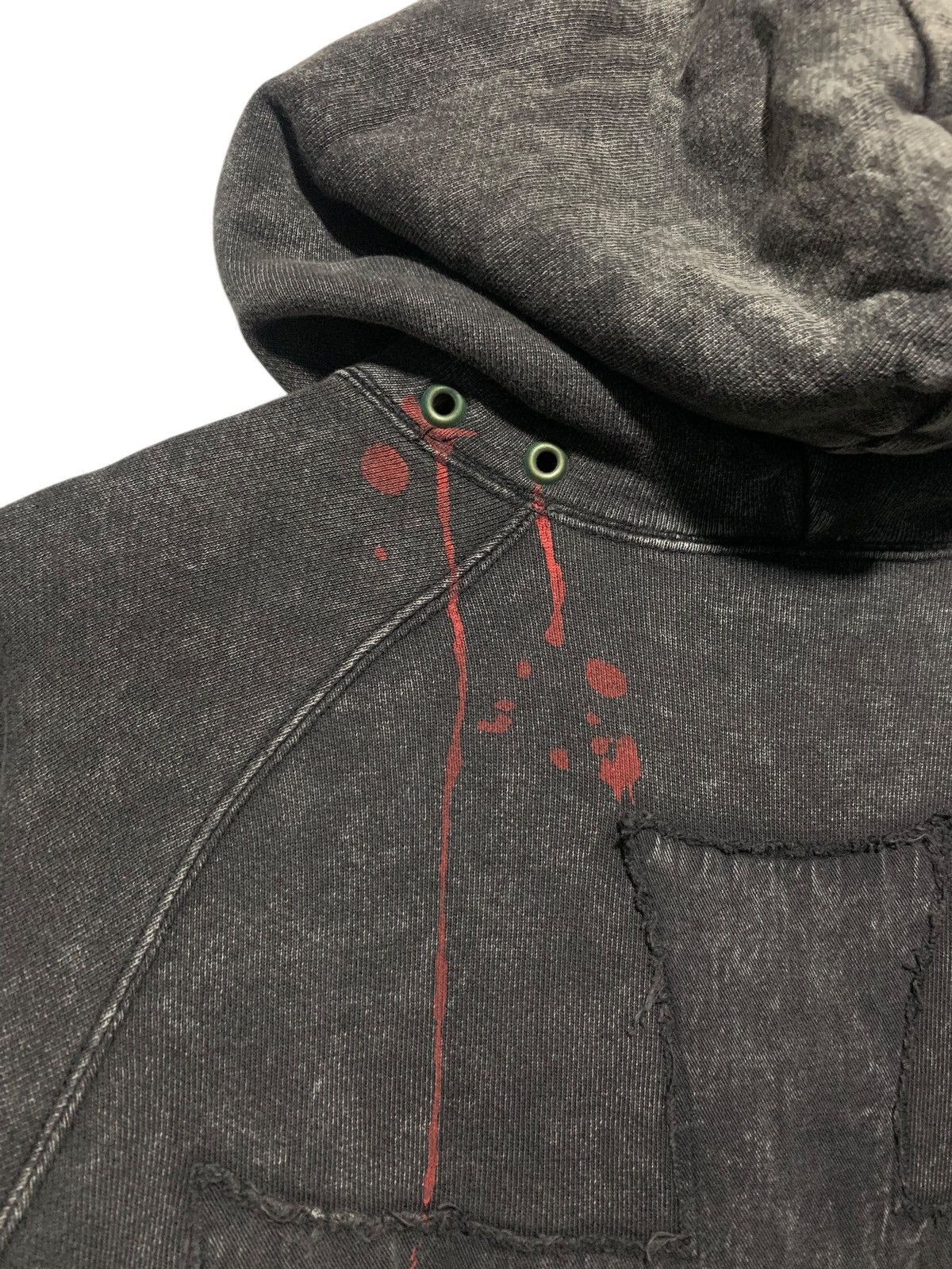 PPFM 🧨RARE🧨 PPFM BISTRITA DRACULA BITE distressed cross hoodie Size US M / EU 48-50 / 2 - 9 Thumbnail