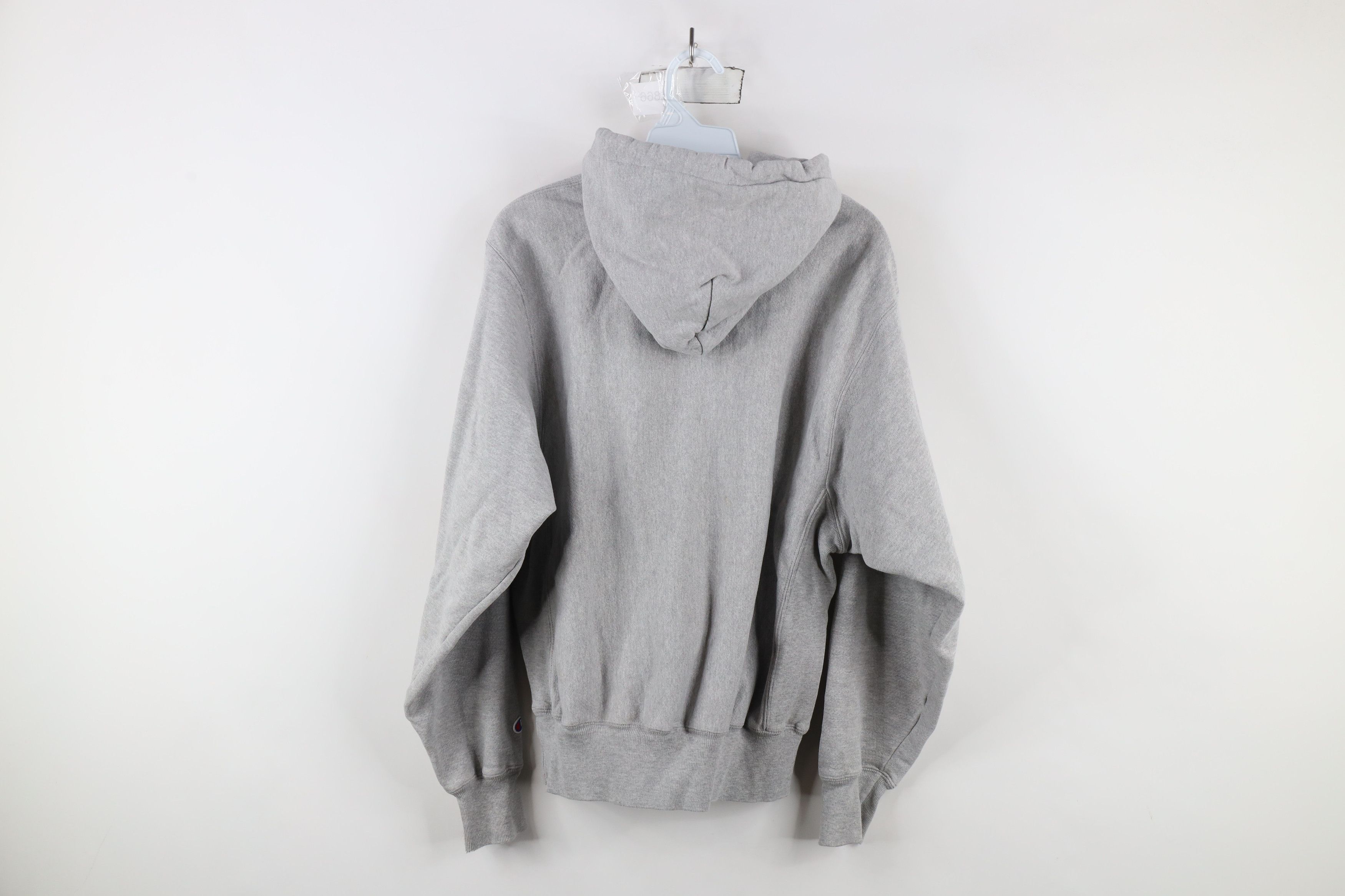 Champion × Vintage Vintage 90s Champion Reverse Weave Hoodie Sweatshirt Gray Size US S / EU 44-46 / 1 - 13 Thumbnail
