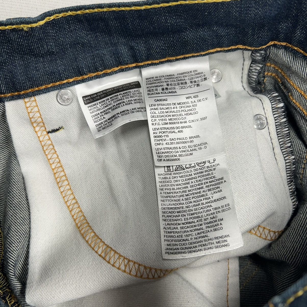 Levi's Levis Jeans Blue 511 Slim Fit Denim Pants Casual Y2K Size US 29 - 6 Thumbnail