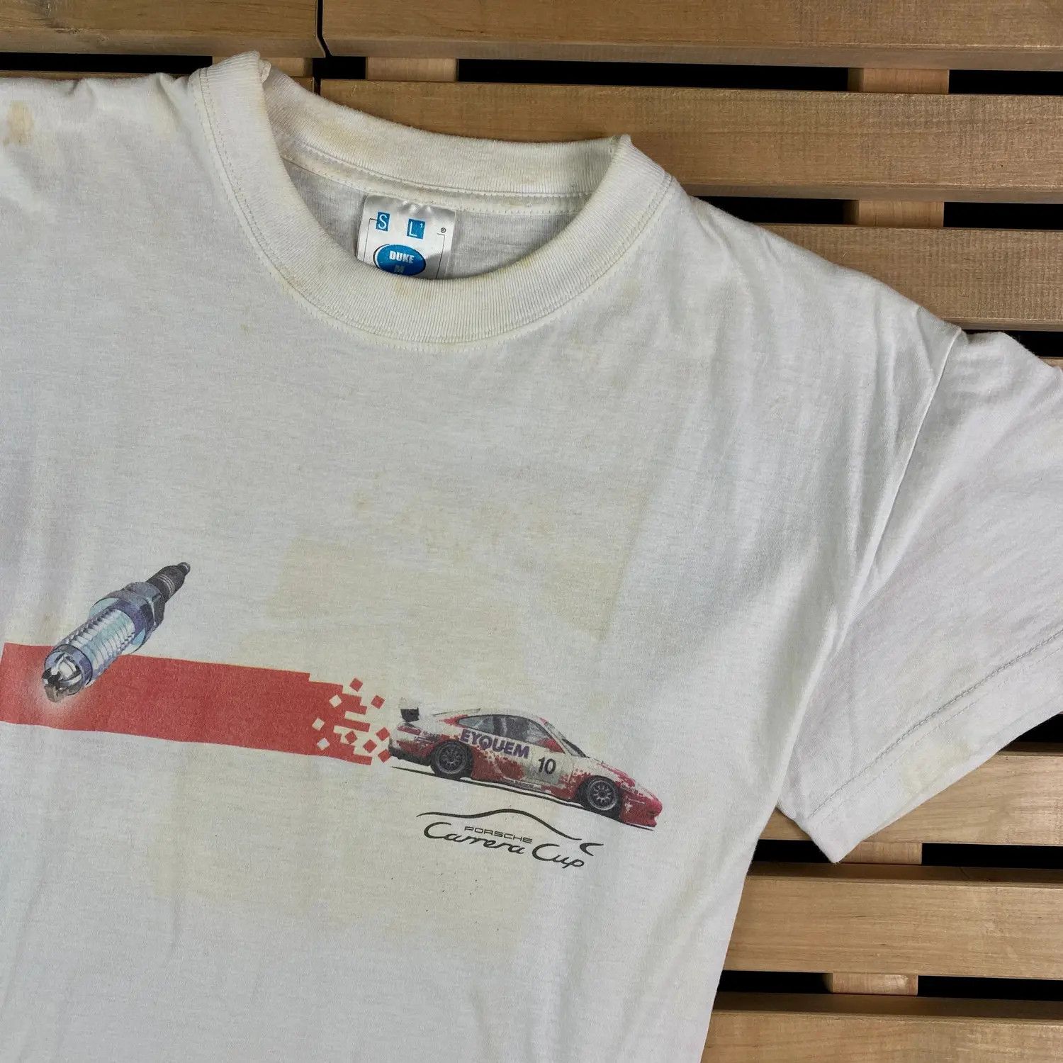 Porsche Design Mens Vintage T Shirt Porsche Carrera Size M Size US M / EU 48-50 / 2 - 2 Thumbnail