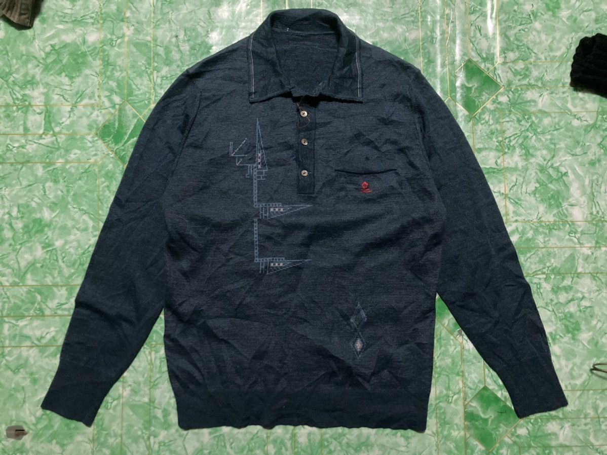 Designer × Montagut × Vintage Vintage Montagut Haft Bottom Polo shirt Size US M / EU 48-50 / 2 - 1 Thumbnail