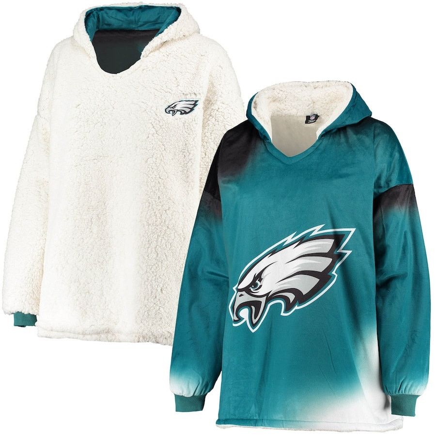 NFL NFL Eagles Team Logo Reversible Oversized Hoodie Sweatshirt Size US XXL / EU 58 / 5 - 3 Thumbnail