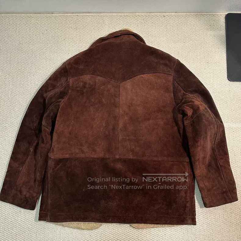 Schott Schott The top layer of suede farmer's coat Size US L / EU 52-54 / 3 - 7 Thumbnail