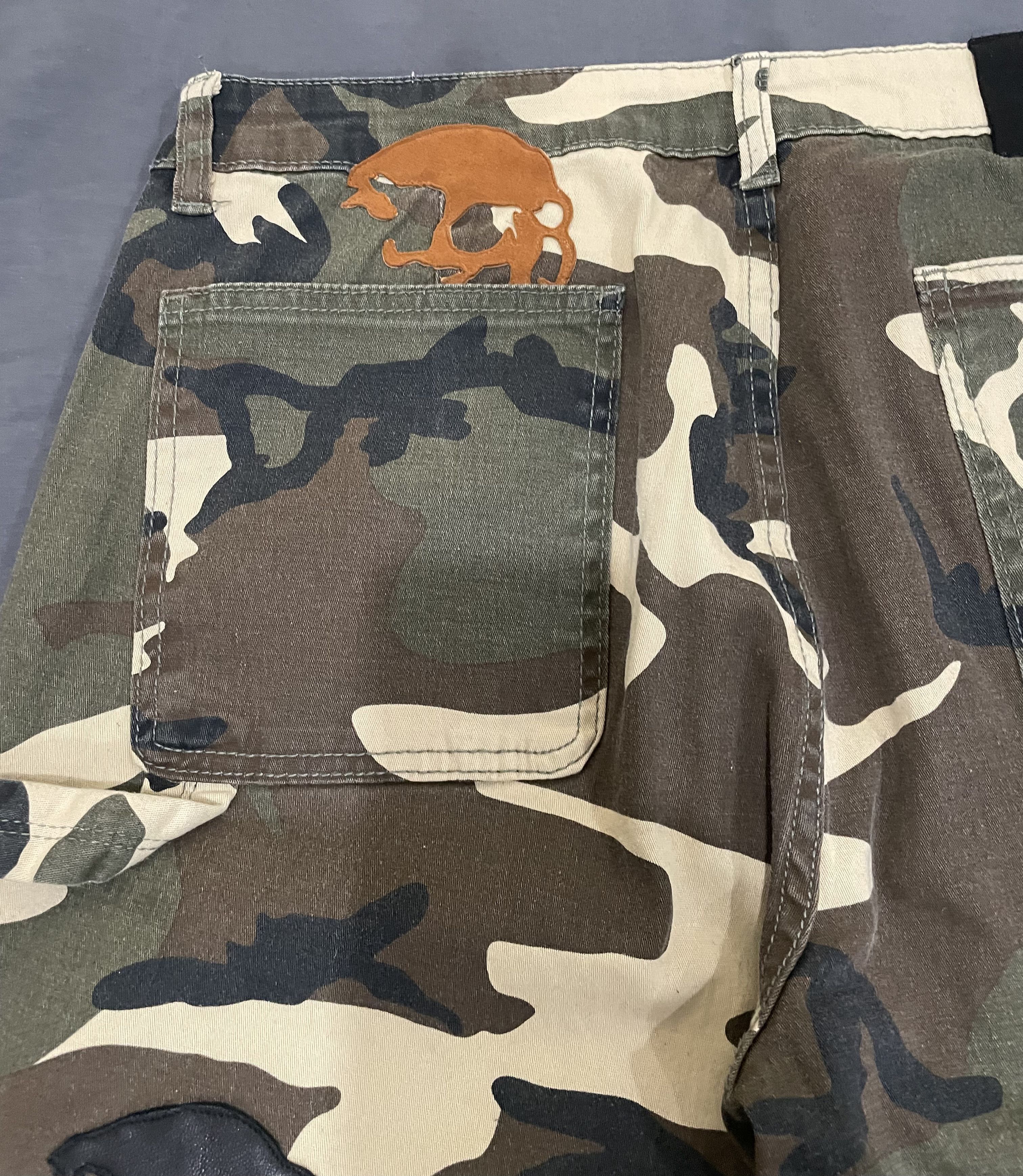 BV By Bodega Vengeance Flooded Double Knee Camo Carpenters Size US 31 - 6 Thumbnail