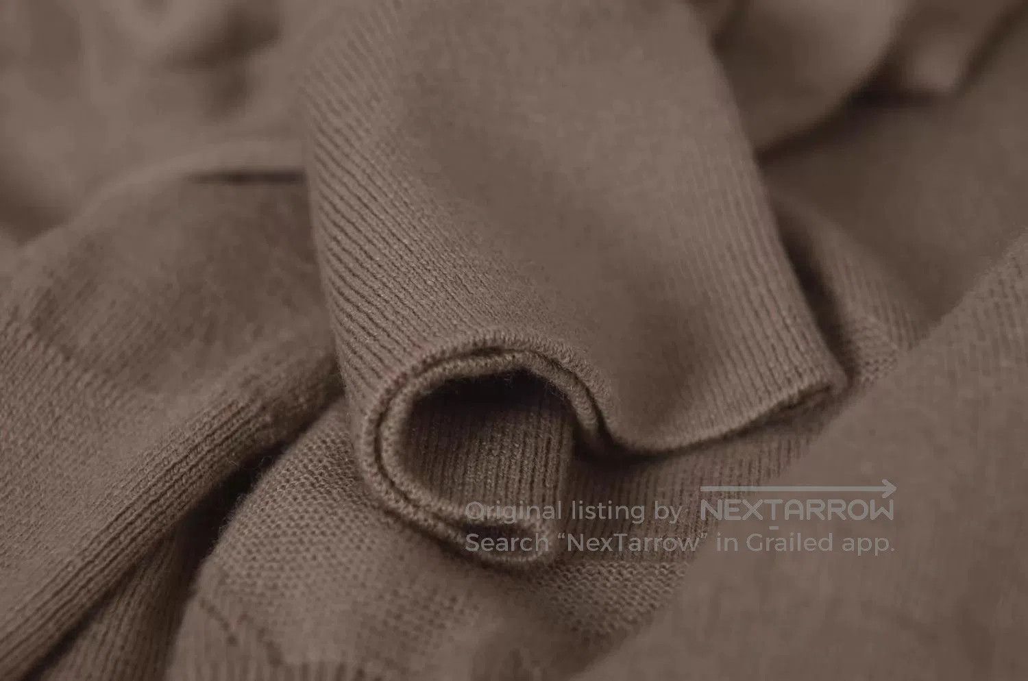 Hermes Brown Long Sleeve Knit Sweater. Size US S / EU 44-46 / 1 - 4 Thumbnail