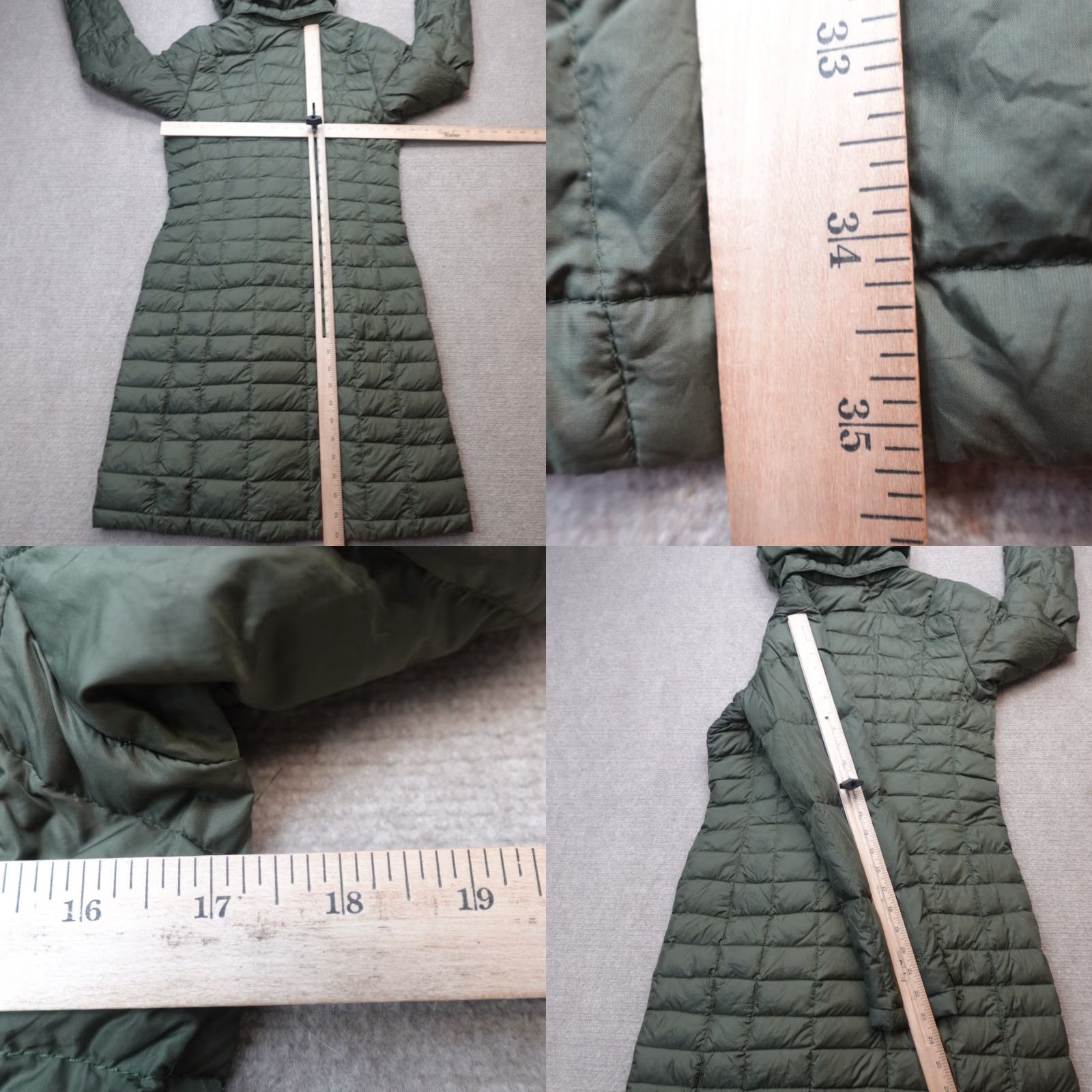 The North Face **The North Face Women's Long Hooded XS Green Olive Down Puffer Jacket** The North Face Women's Long Hooded XS Green Olive Down Puffer Jacket ** Size XS / US 0-2 / IT 36-38 - 8 Thumbnail
