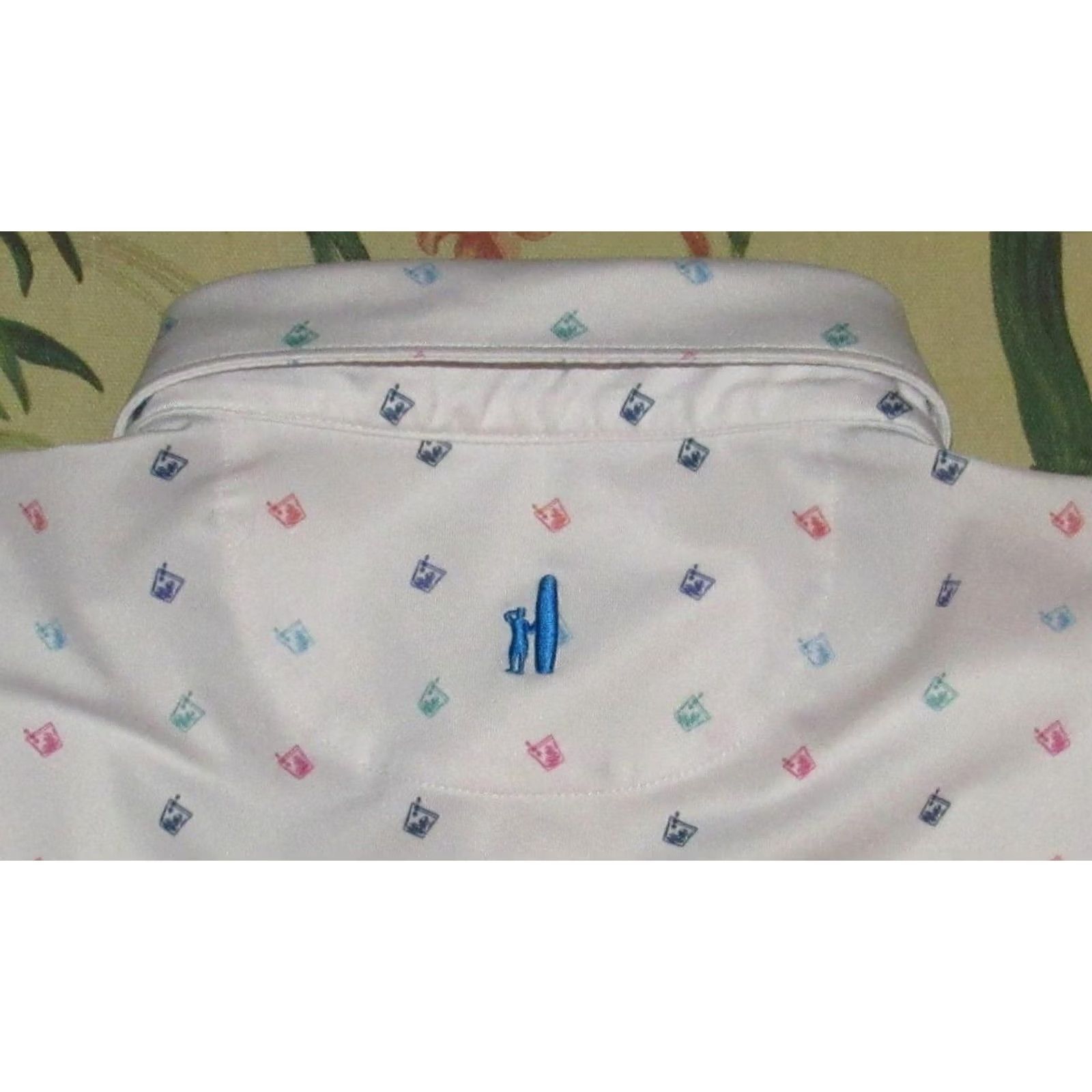 johnnie-O JOHNNIE O White Short Sleeve Cocktail Performance Polo Shirt Medium Mens Polo Size US M / EU 48-50 / 2 - 3 Thumbnail