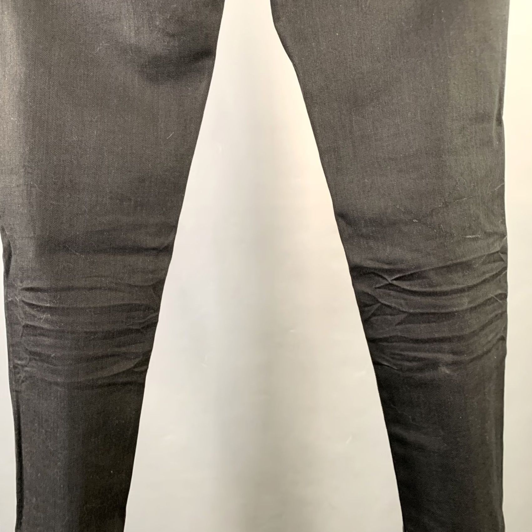Yves Saint Laurent SAINT LAURENT Jeans Black Denim Tapered Five Pockets Size 31 2020 Mens Size US 31 - 3 Thumbnail