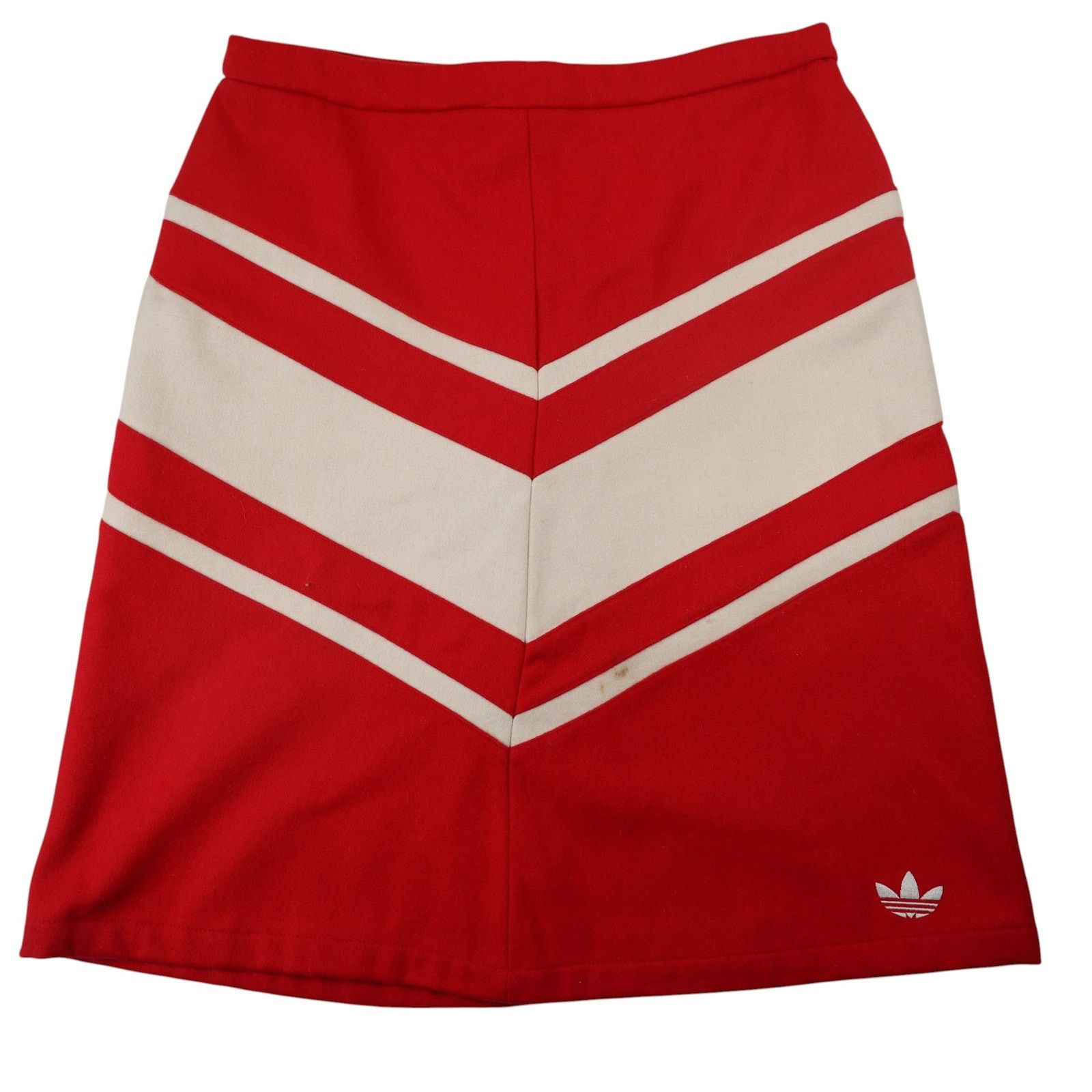 Adidas × Vintage Vintage Y2k SAMPLE Adidas x Carlo Gruber Chevron Wool Skirt Size 30" / US 8 / IT 44 - 1 Thumbnail
