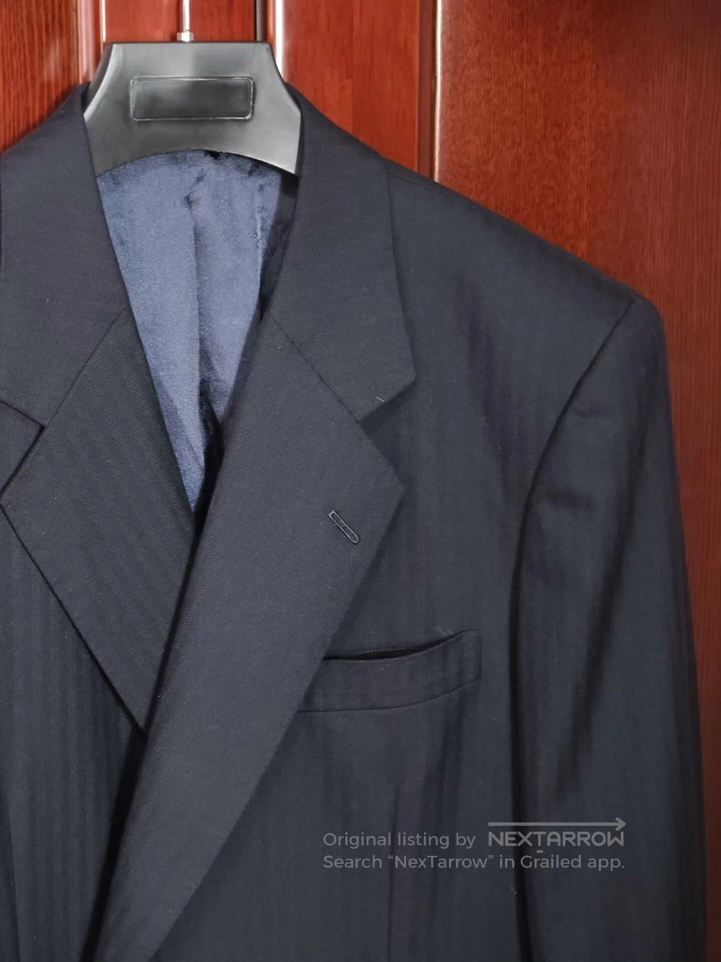 Japanese Brand Custom Tailored Wool Blazer Suit. Size US L / EU 52-54 / 3 - 2 Thumbnail