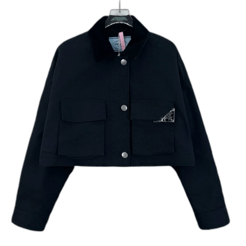 Prada Prada Black Long Sleeve Denim Jacket -2505 Size US M / EU 48-50 / 2 - 1 Thumbnail