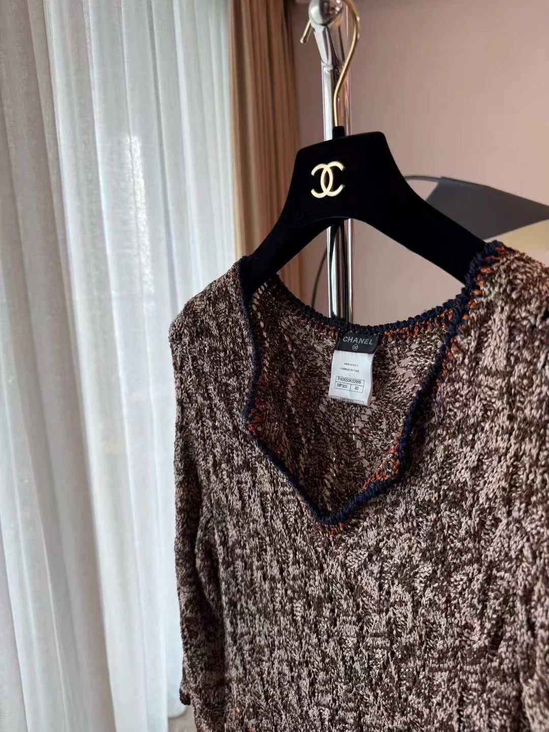 Chanel Chanel Vintage Knit Crochet Dress 40 (M) Size M / US 6-8 / IT 42-44 - 5 Thumbnail