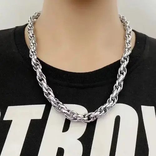 Jewelry Personality Thick Long Men's Necklace Size ONE SIZE - 1 Thumbnail