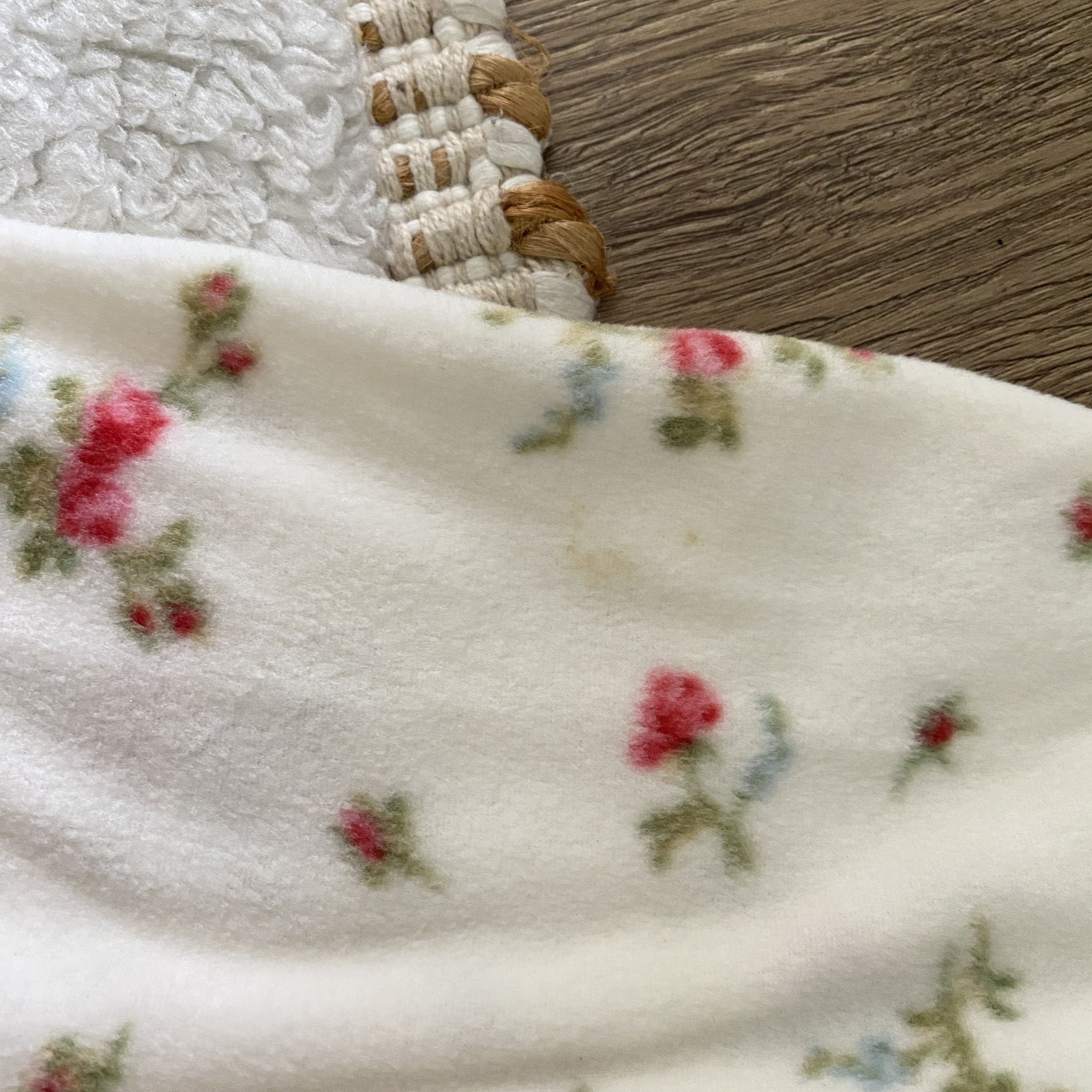 Ralph Lauren Lauren Ralph Lauren Ivory Floral Fleece Wrap Robe Size S / US 4 / IT 40 - 13 Thumbnail