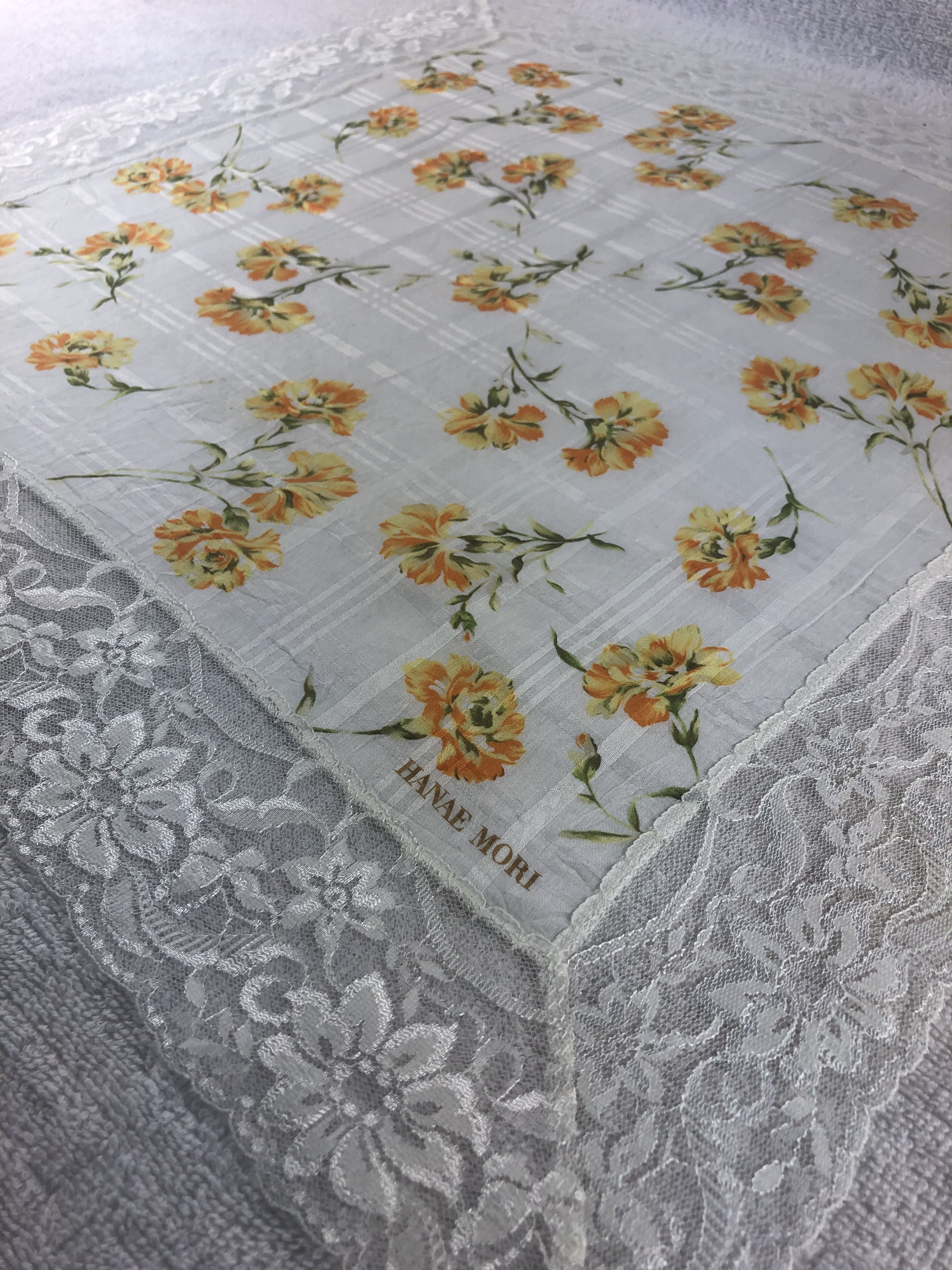 Hanae Mori × Japanese Brand × Vintage Hanae Mori Handkerchief / Bandana / Neckerchief Size ONE SIZE - 2 Thumbnail