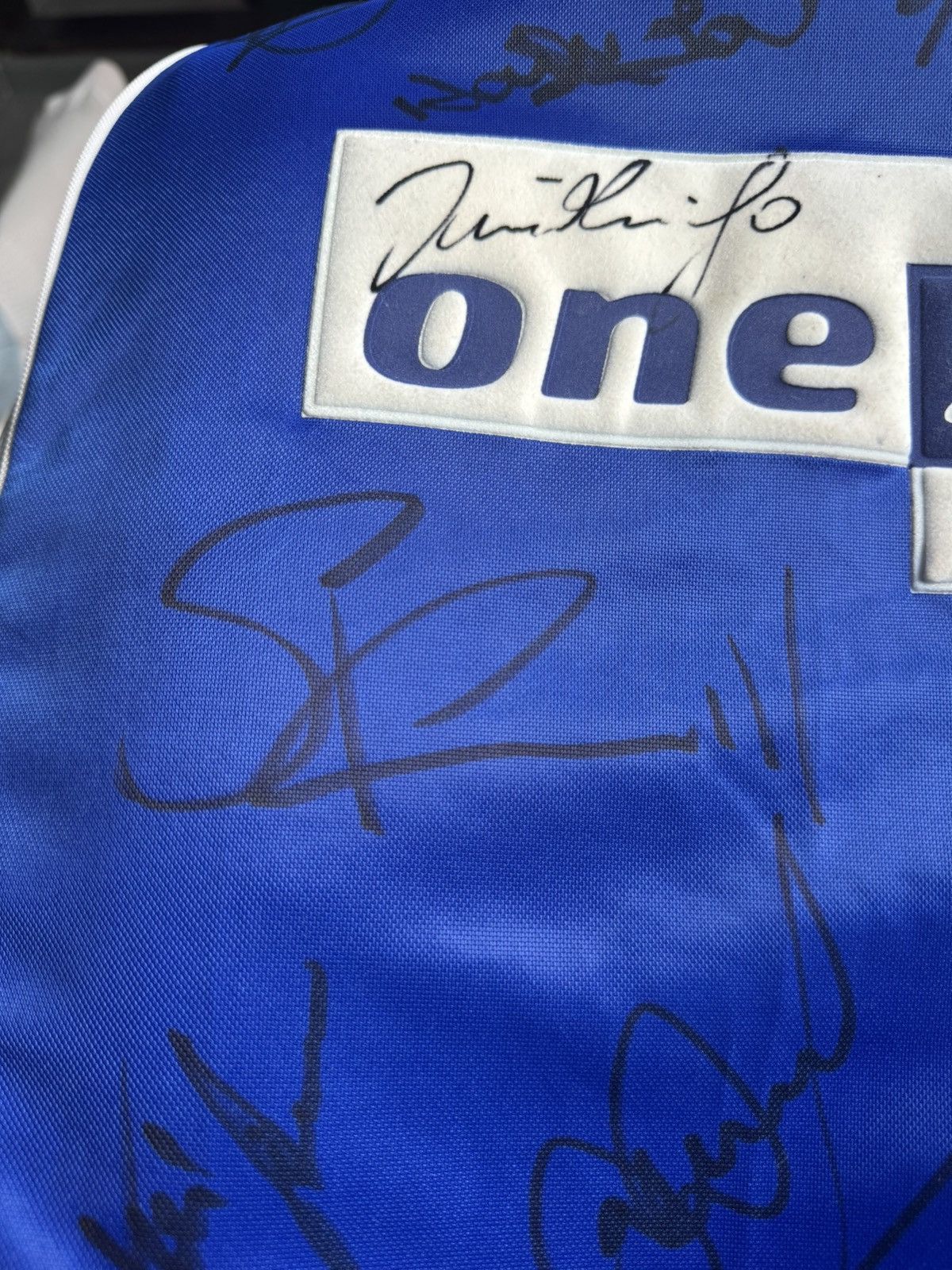 Puma ❗️WITH AUTOGRAPHS❗️Vintage Puma Everton 2000-02 Jersey Size US M / EU 48-50 / 2 - 21 Thumbnail
