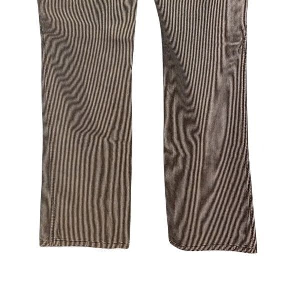 Chicos Chicos Size 1.5 Med Womens Pants Blue White Striped Bootcut Size US 32 / EU 48 - 11 Thumbnail