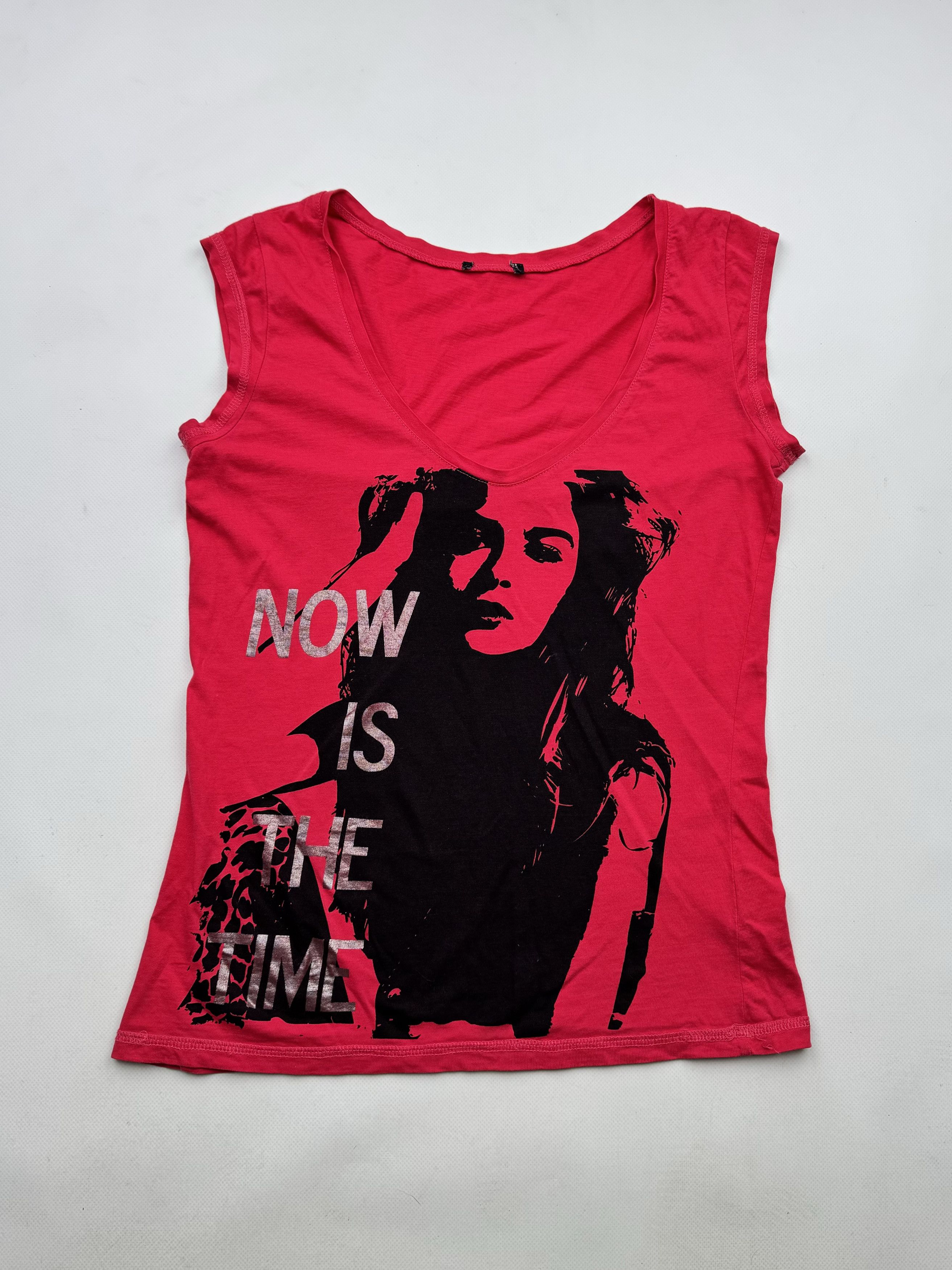 Japanese Brand 90's Printed Tank Top B101(V318)E2 Size L / US 10 / IT 46 - 1 Thumbnail