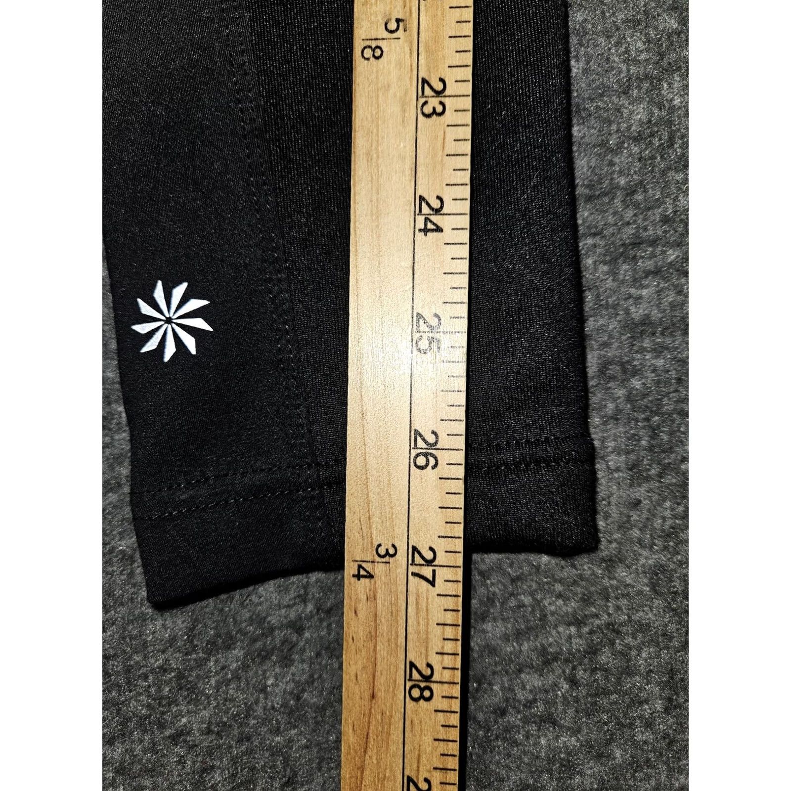 Athleta Athleta Leggings Womens XS Reflective Pocket High Rise Gym Running Yoga Ankle Zip Pocket Moisture Wicking Black Womens XS Leggings Size 26" / US 2 / IT 38 - 5 Thumbnail