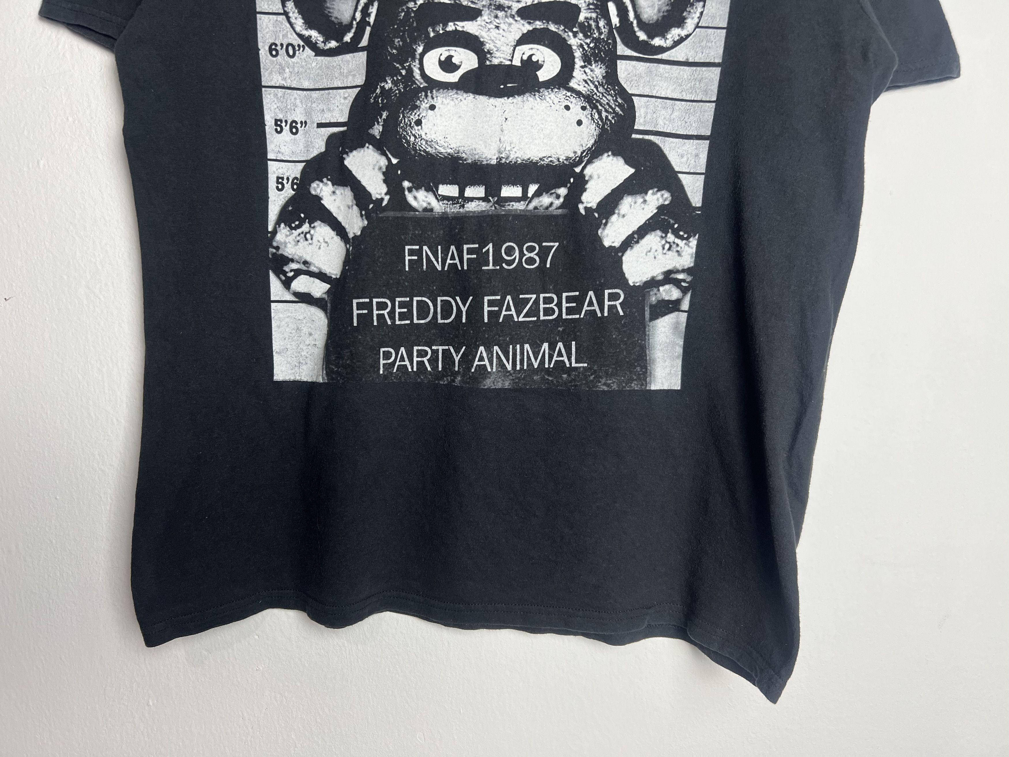 If Six Was Nine FNAF-Freddy Fazbear Mugshot Graphic Tee Size US L / EU 52-54 / 3 - 4 Thumbnail