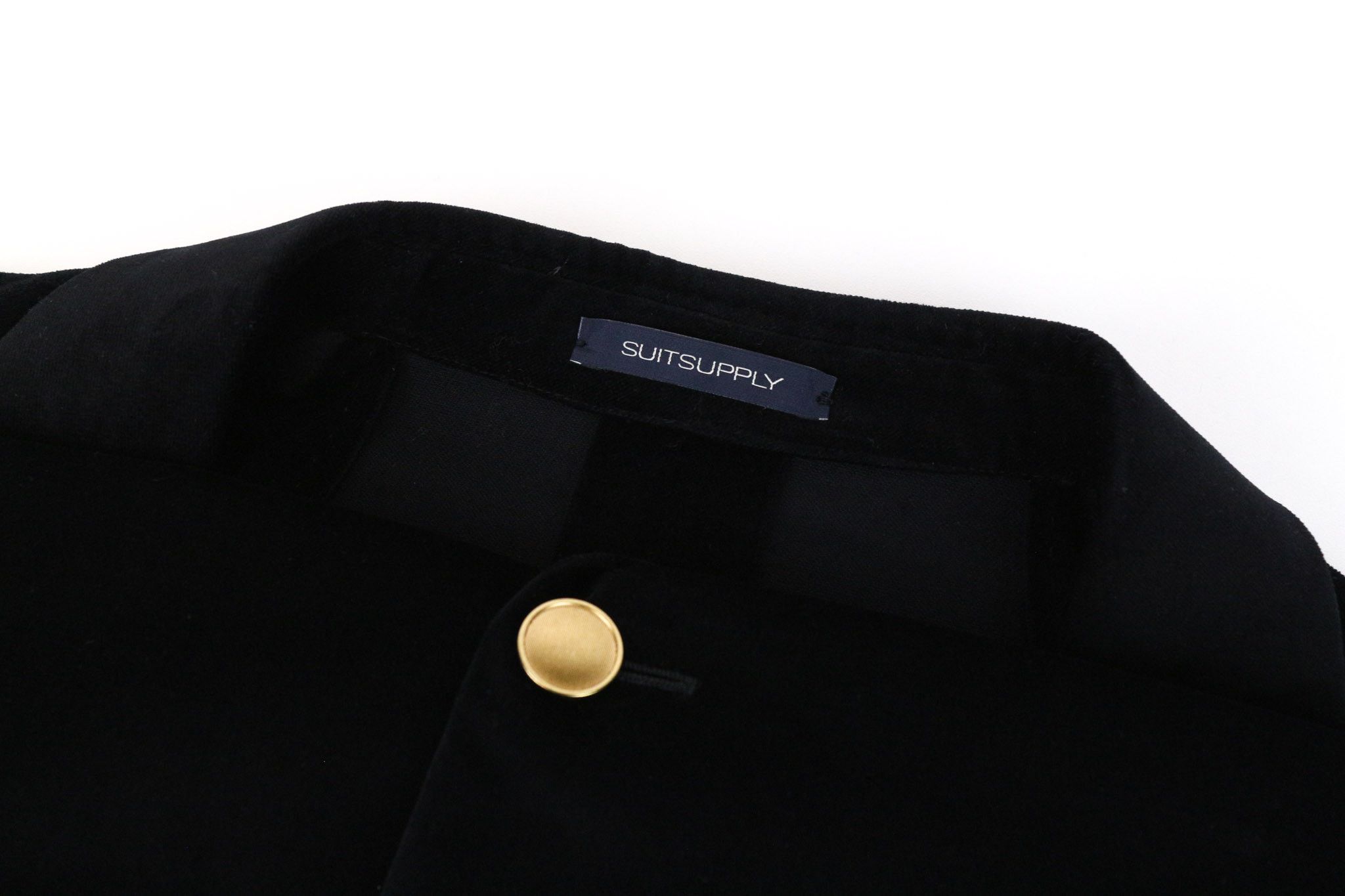 Suitsupply LA SPALLA UK48R Black Cotton Stretch Velvet Blazer 73821 Size 48R - 3 Thumbnail