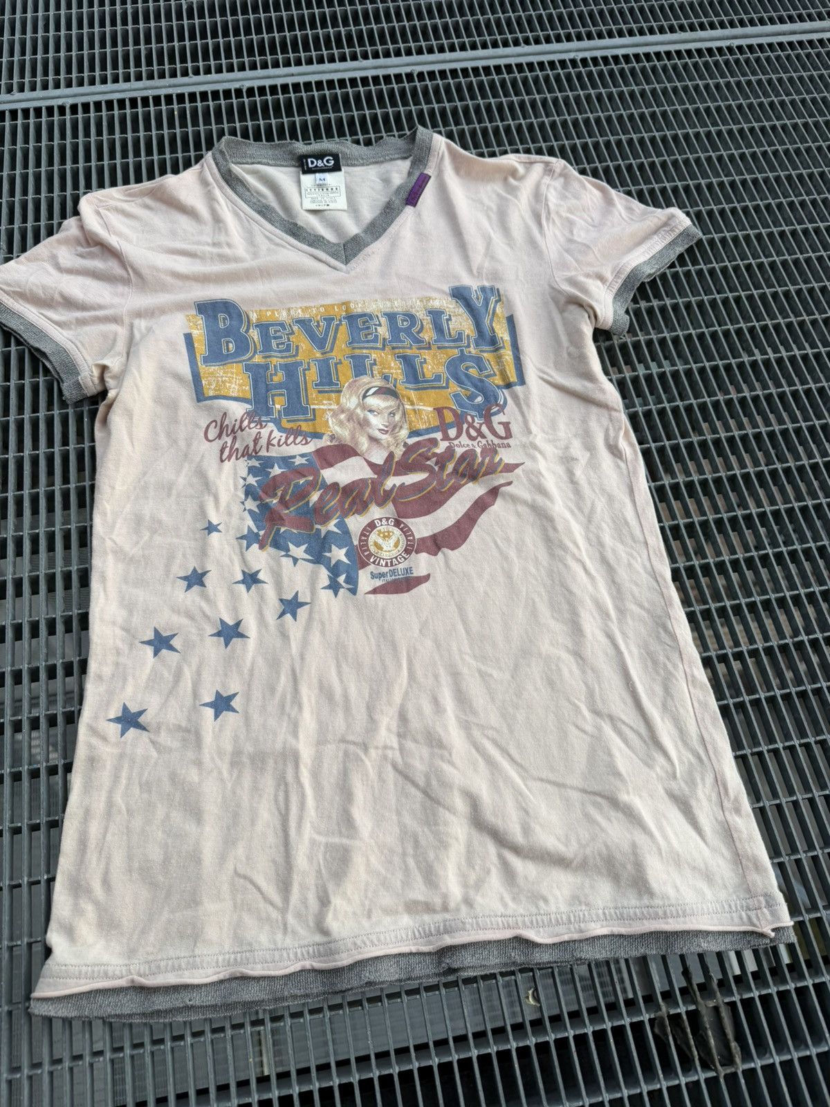 Dolce & Gabbana Vintage Docle & Gabbana Beverly Hills T-Shirt Size US M / EU 48-50 / 2 - 6 Thumbnail