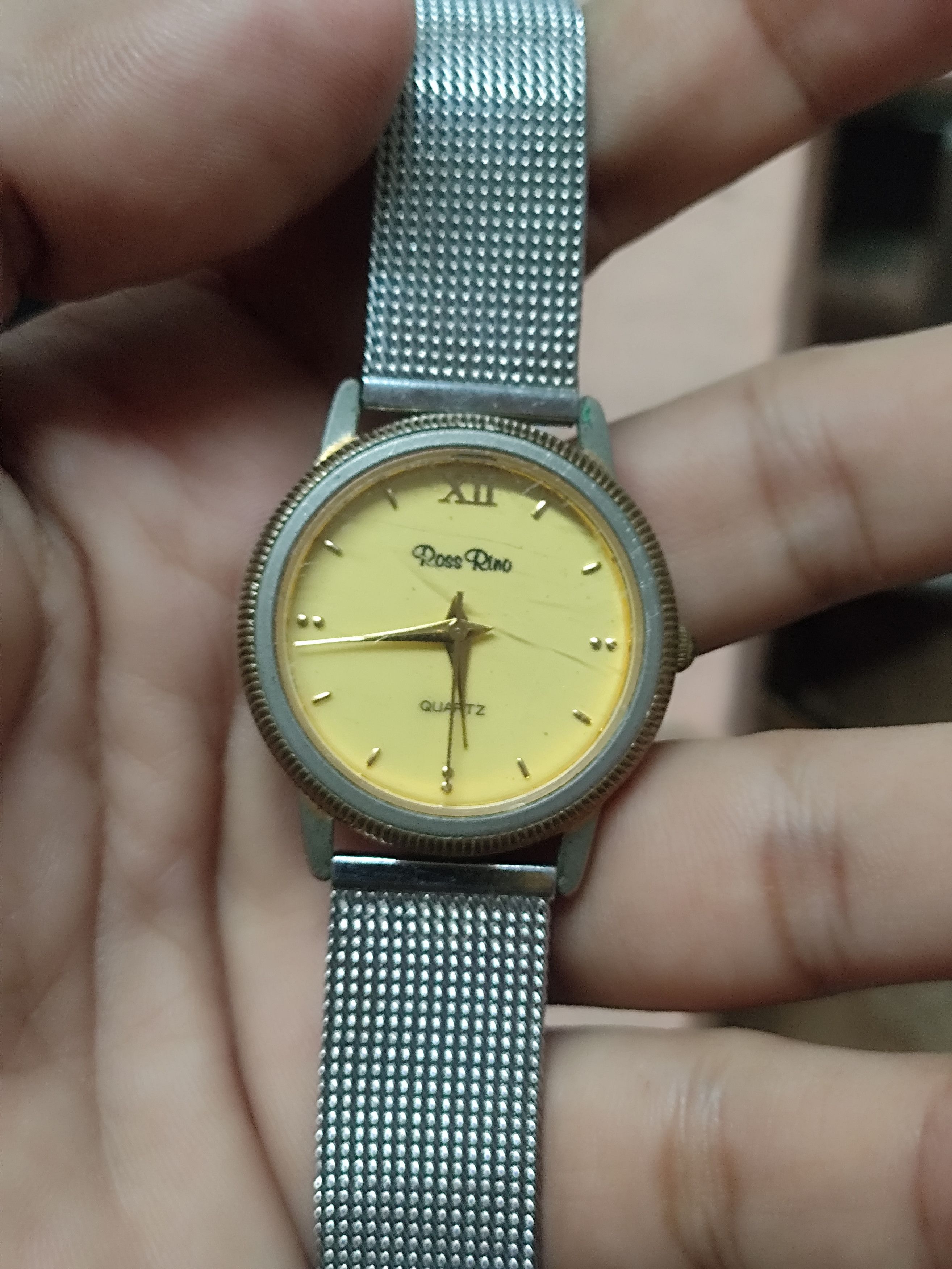 Japanese Brand × Vintage Vintage ROSS RINO 18K GOLD ELECTRO PLATE (JAPAN WATCH) Size ONE SIZE - 3 Thumbnail