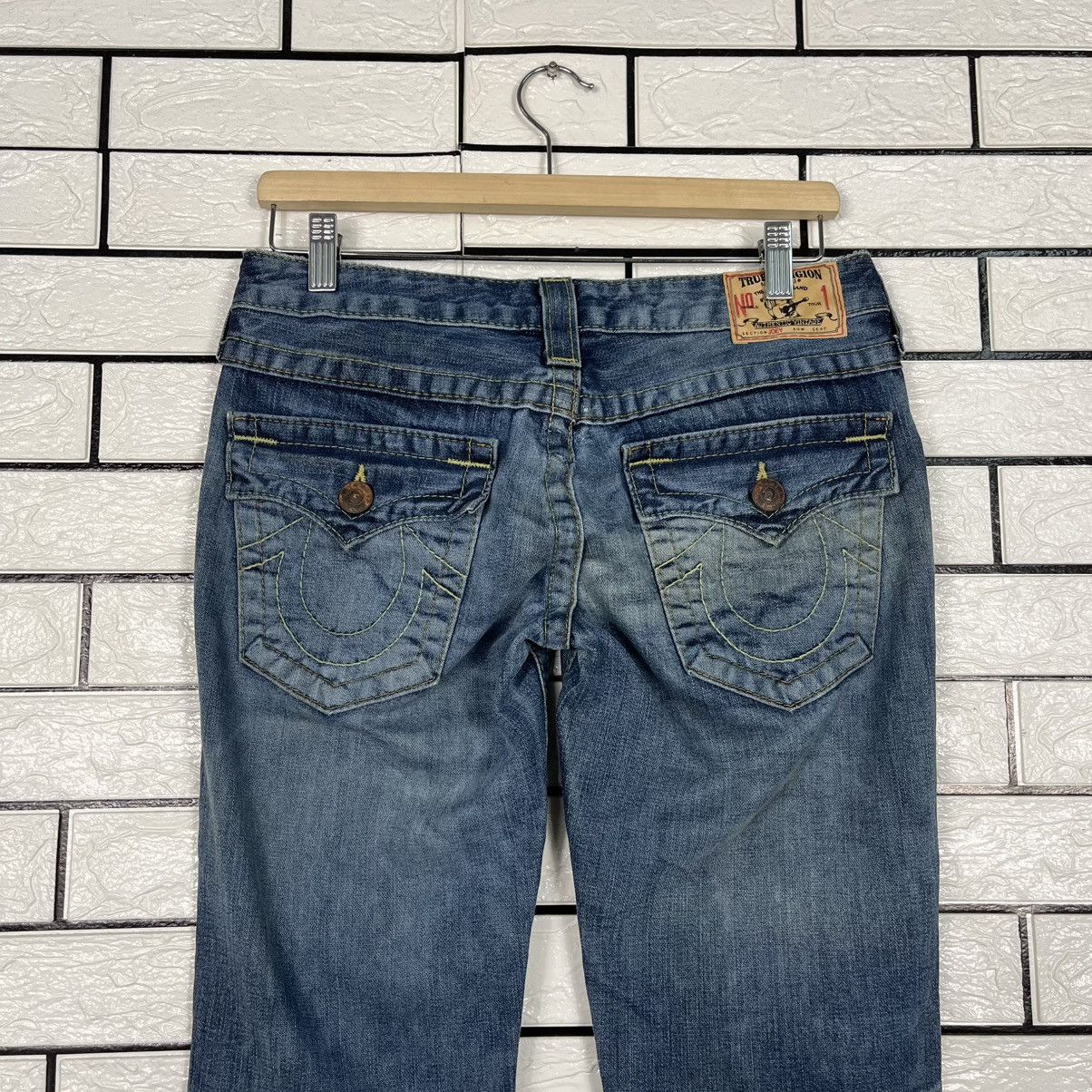 Japanese Brand Vintage True Religion Brand Jeans Patchwork Denim Size 28" / US 6 / IT 42 - 9 Thumbnail