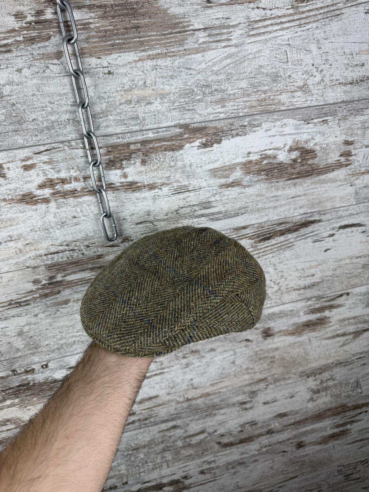 Harris Tweed Mens vintage Harris Tweed cap hats berets wool Size ONE SIZE - 1 Thumbnail