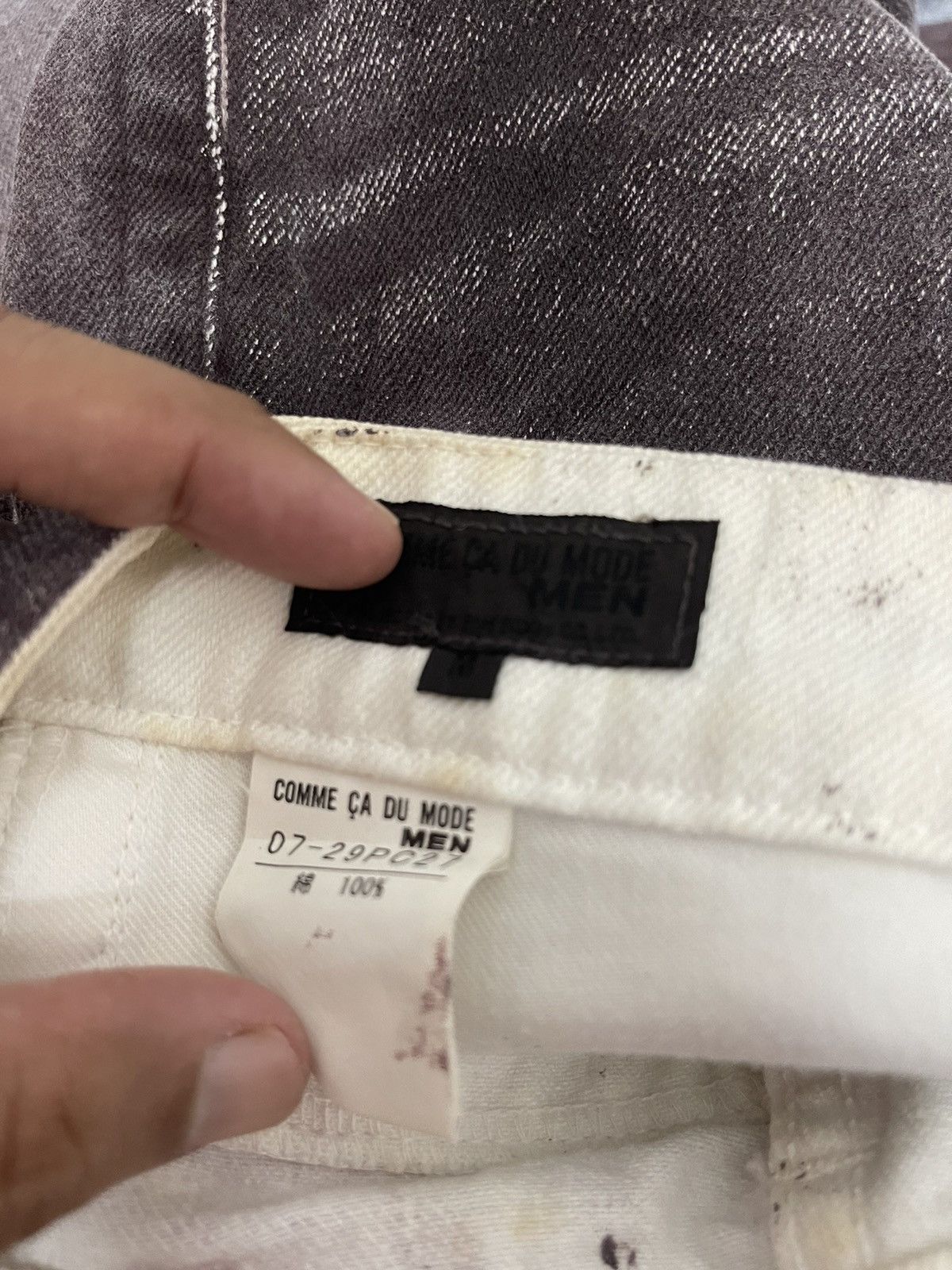 Japanese Brand Vintage Flare Denim Splatter Design Streetwear Ppfm Size US 30 / EU 46 - 6 Thumbnail