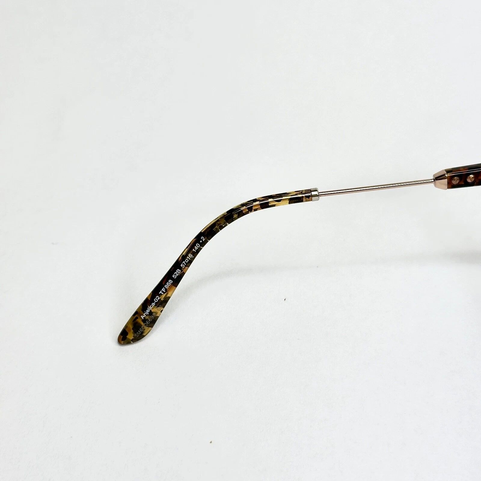 Tom Ford TOM FORD ANJELICA 02 TF0868 52B Gold Brown Sunglasses 868 Size ONE SIZE - 2 Thumbnail