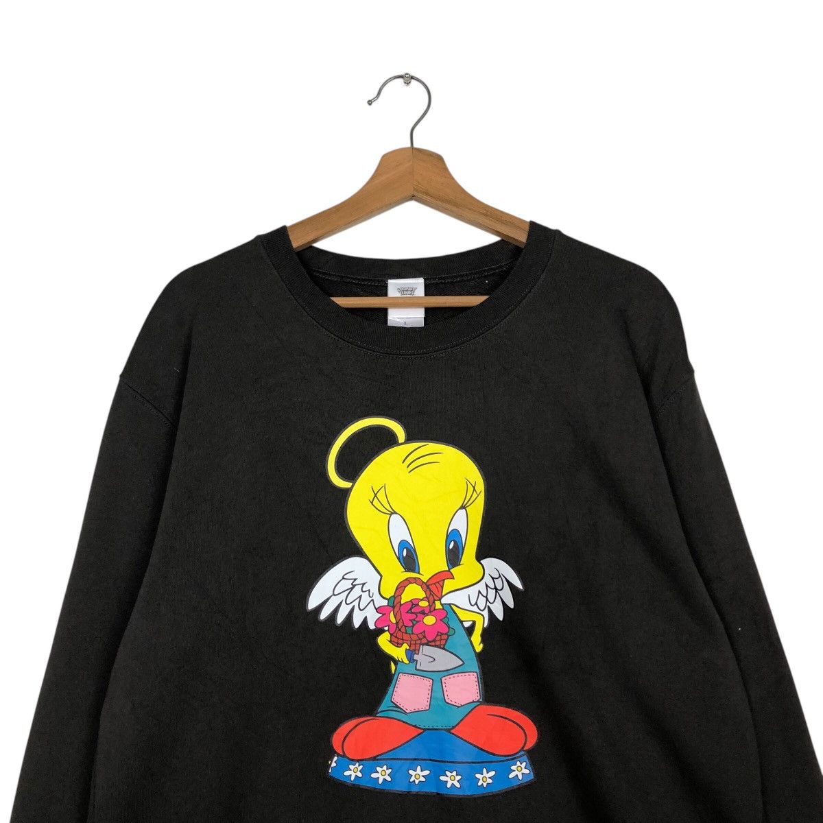 Cartoon Network 📌Vintage Sweatshirt Looney Tunes Big Logo Cartoon Design Size US L / EU 52-54 / 3 - 4 Thumbnail
