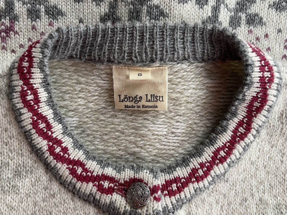 Vintage Longa Liisa Estonia Wool Cardigan Sweater Women's Size S Size S / US 4 / IT 40 - 5 Thumbnail