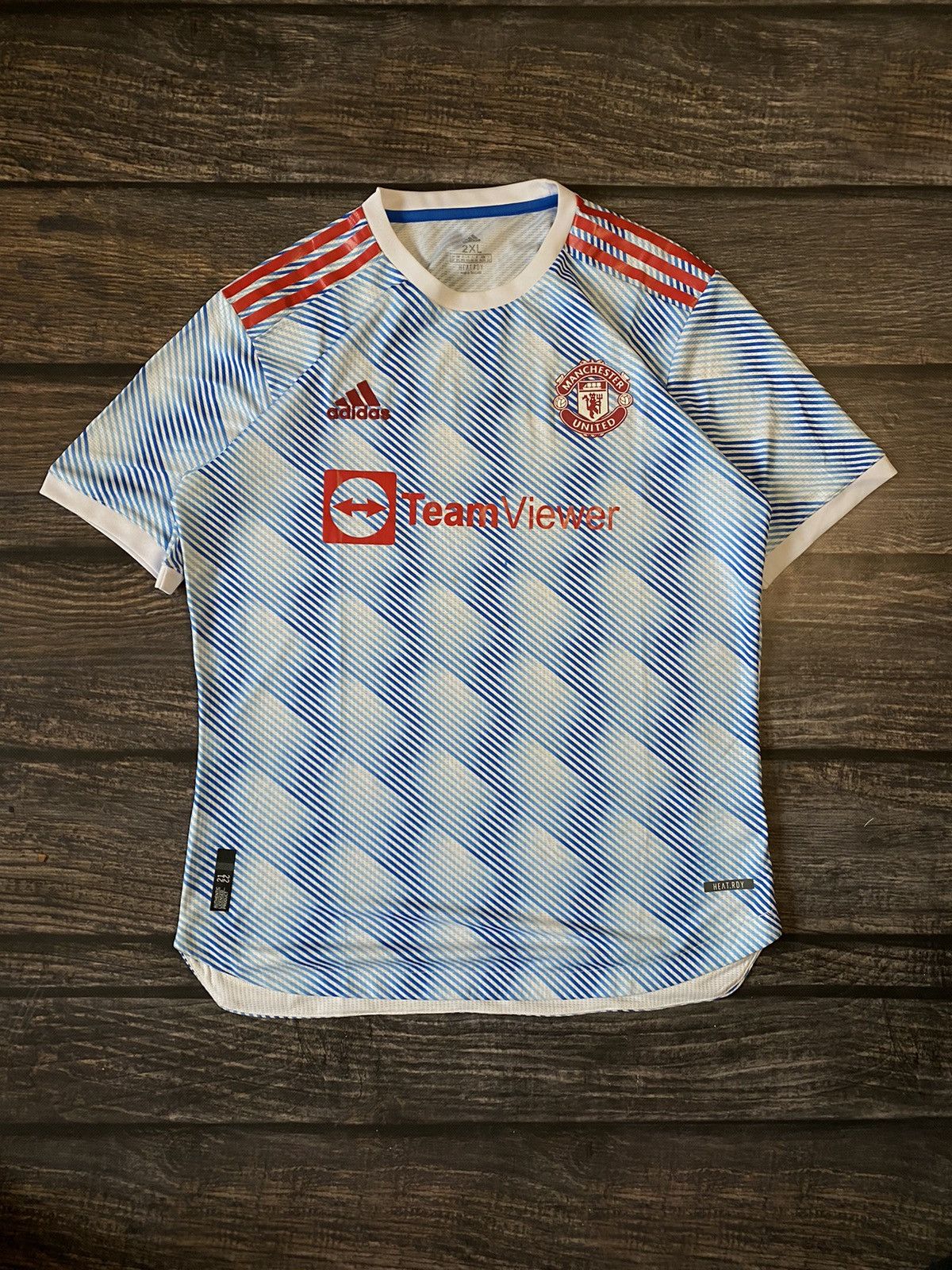 Adidas Adidas Manchester United Away Football Shirt Size US XL / EU 56 / 4 - 1 Thumbnail