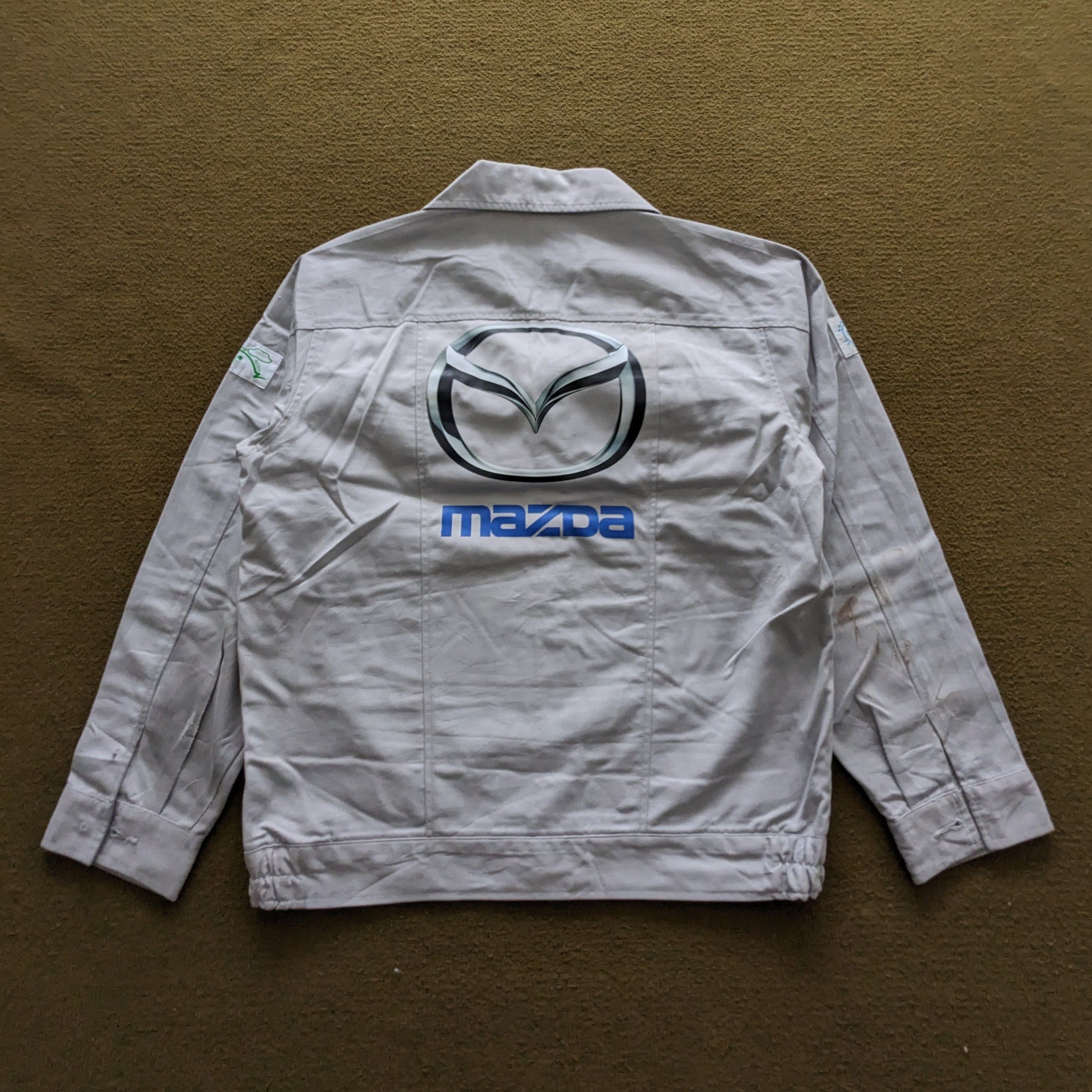 Vintage Vintage MAZDA Motorsports Racing Workers Custom Jacket Size US S / EU 44-46 / 1 - 1 Thumbnail