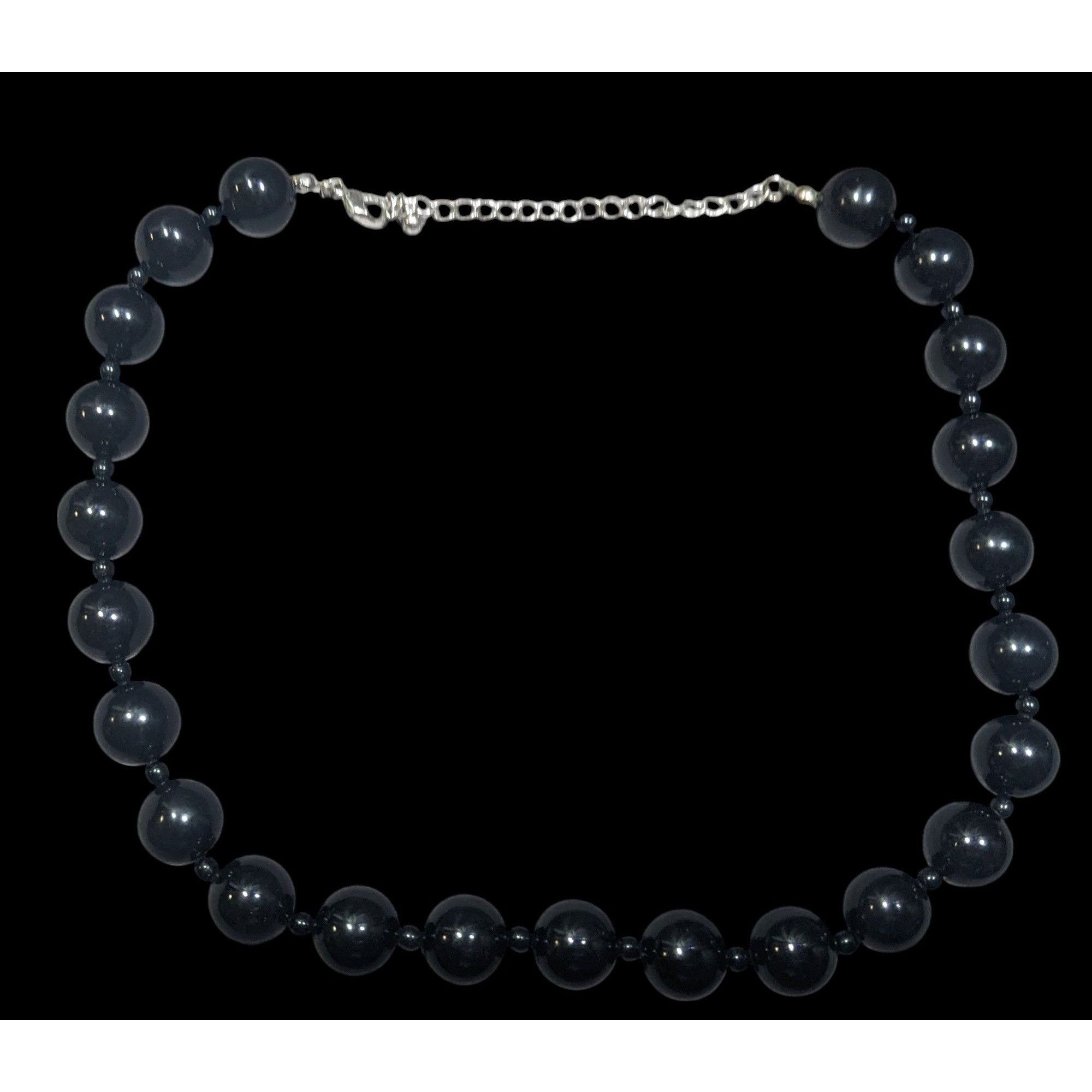 Other Classic Retro Chunky Black Beaded Necklace Size ONE SIZE - 2 Thumbnail