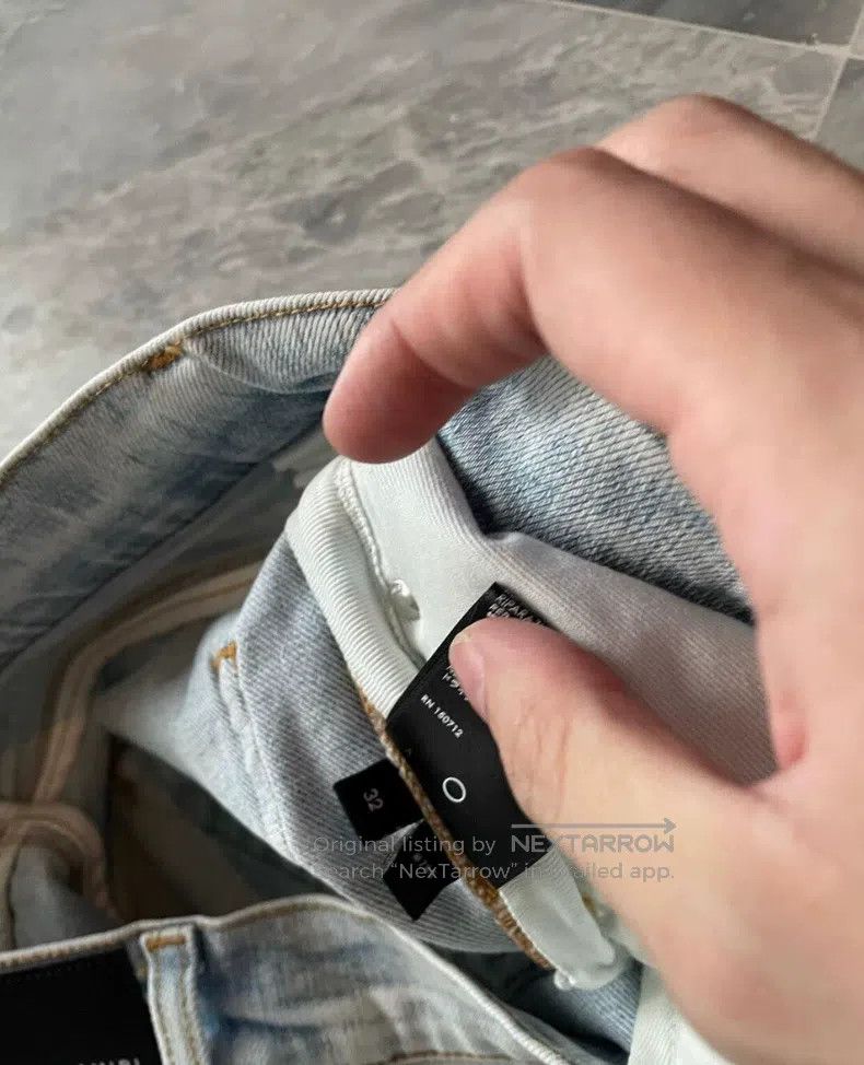 Amiri Amiri Size 32 Black and white cashew jeans Size US 32 / EU 48 - 5 Thumbnail