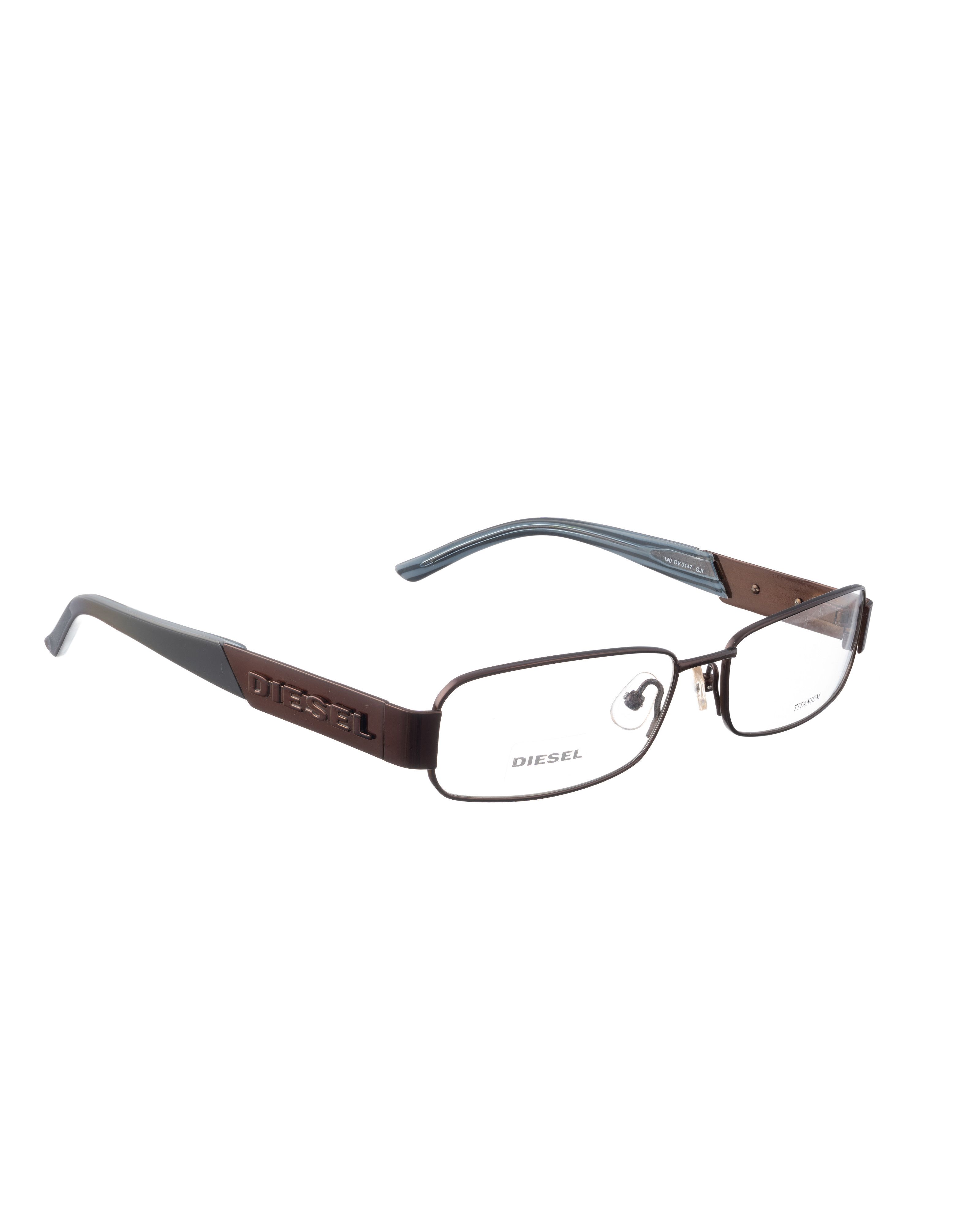 Diesel Diesel 00s Metallic Brown and Grey Glasses Size ONE SIZE - 1 Thumbnail