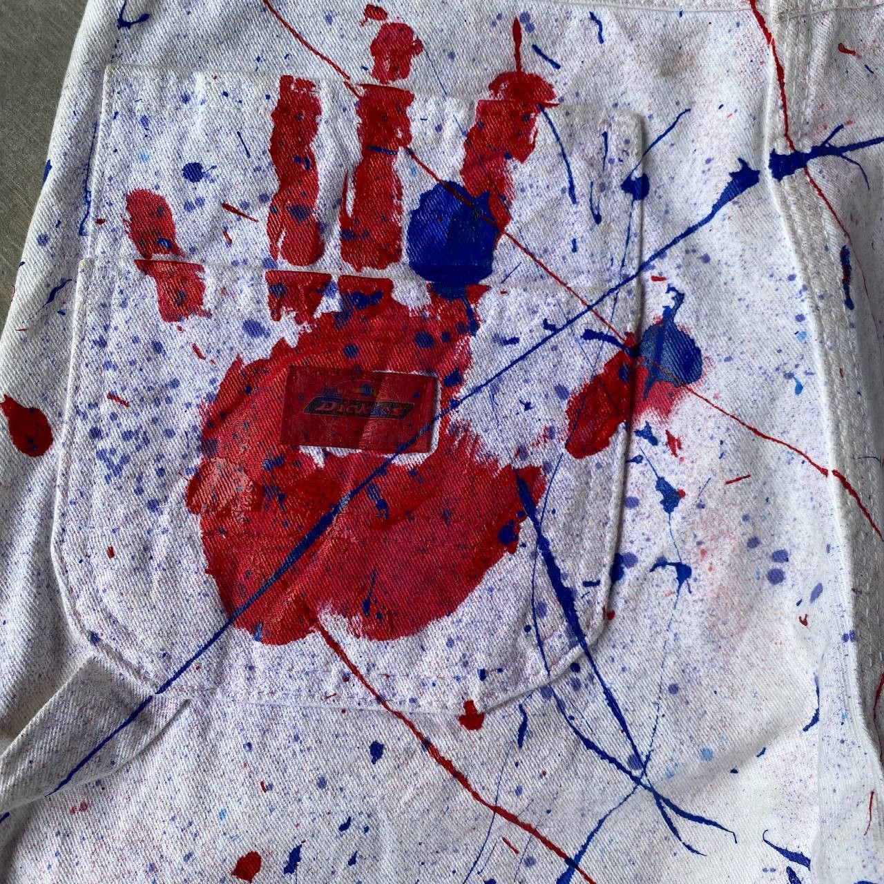 Vintage VINTAGE DICKIES CARPENTER REWORKED SPLATTER PAINT W28X32 Size US 28 / EU 44 - 11 Thumbnail