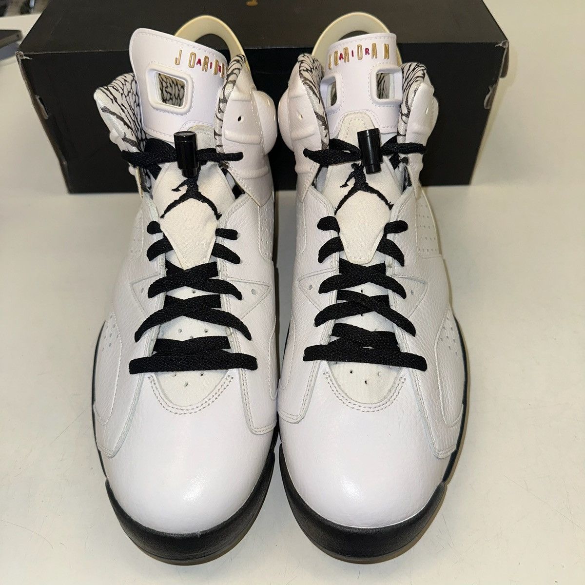 Jordan Brand × Nike Size 13- Air Jordan 6 Retro Premium Motorsport 395866-101 Size US 13 / EU 46 - 4 Thumbnail