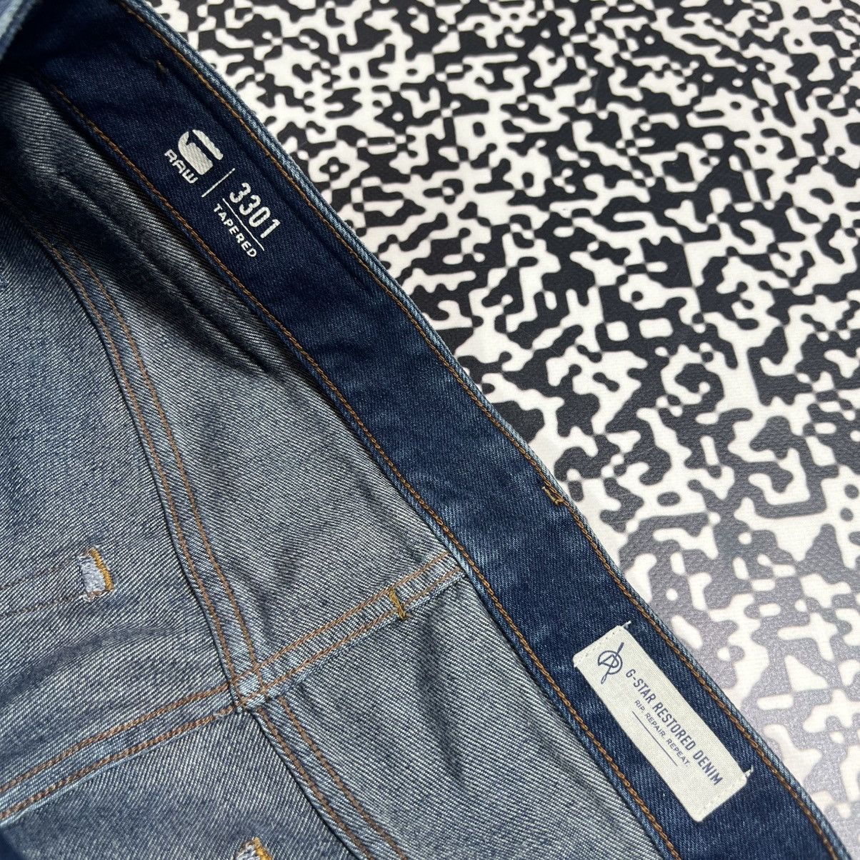 Vintage Y2K G Star Raw 3301 Japanese Distressed Style Jeans