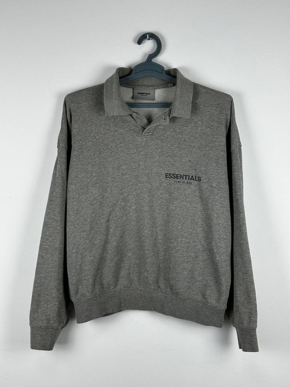 Fear of God Essentials Fleece Rugby Pullover Sweatshirt Size Size US S / EU 44-46 / 1 - 3 Thumbnail