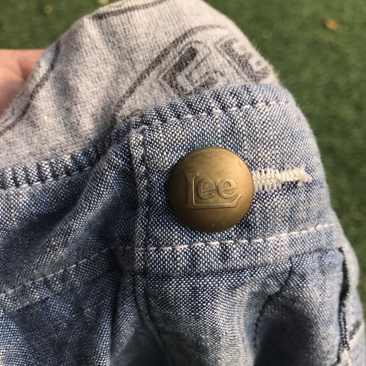 Lee × Vintage Vintage Lee Sanforized short pans union made 3/4 ankle short Size US 30 / EU 46 - 10 Thumbnail