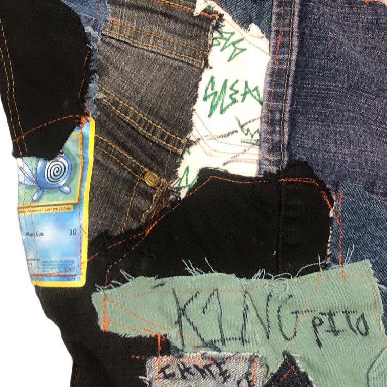 Asspizza Ass Pizza Patchwork Jeans Size US 30 / EU 46 - 13 Thumbnail