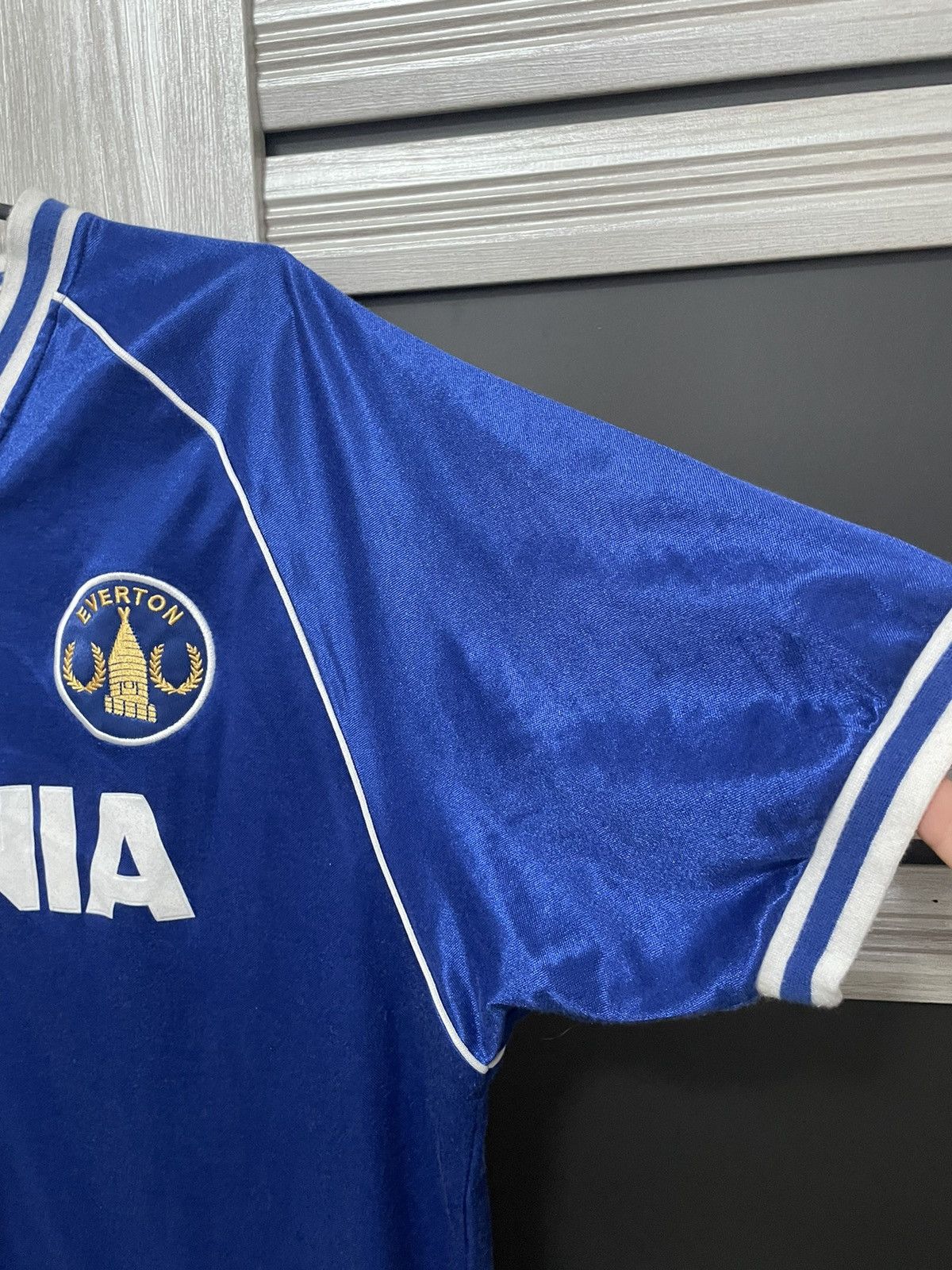 Umbro × Vintage Everton 1982 1984 Nafnia Score Draw Jersey Vintage Size US L / EU 52-54 / 3 - 2 Thumbnail