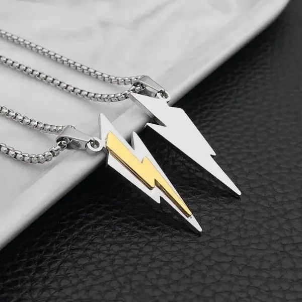 Other Bolt Pendant Y2K Necklace Opium Chain Punk Gotch Size ONE SIZE - 4 Thumbnail