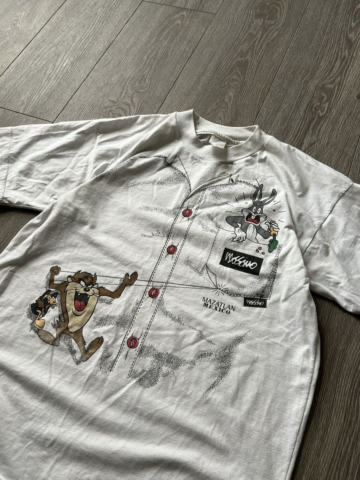 Vintage × Warner Bros Vintage 💥 Warner Bros Taz T-Shirt Movie Size US L / EU 52-54 / 3 - 9 Thumbnail
