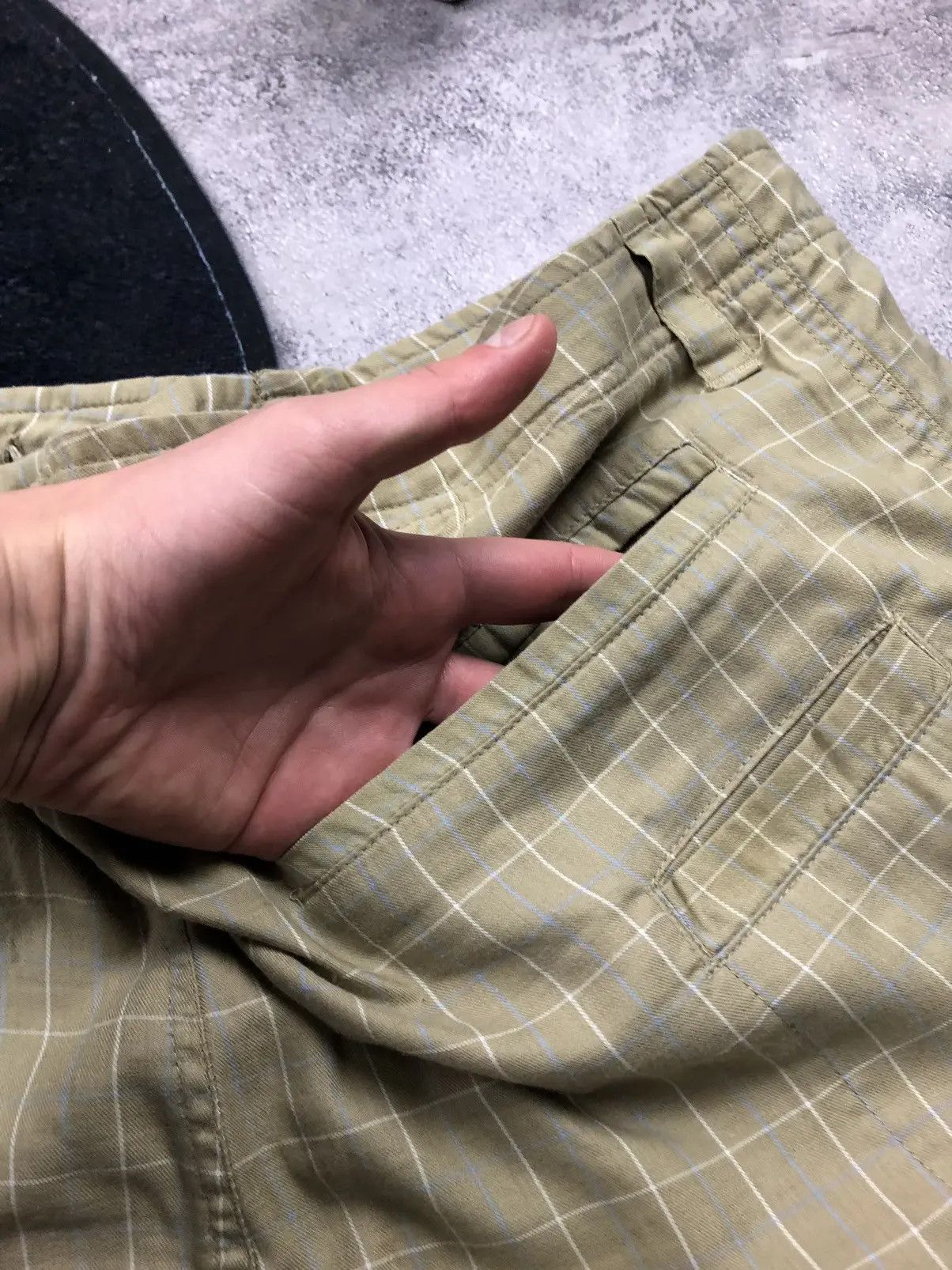 Nike NIKE Vintage 2000s Checkered Streetwear Swimming Shorts Size US 34 / EU 50 - 14 Thumbnail